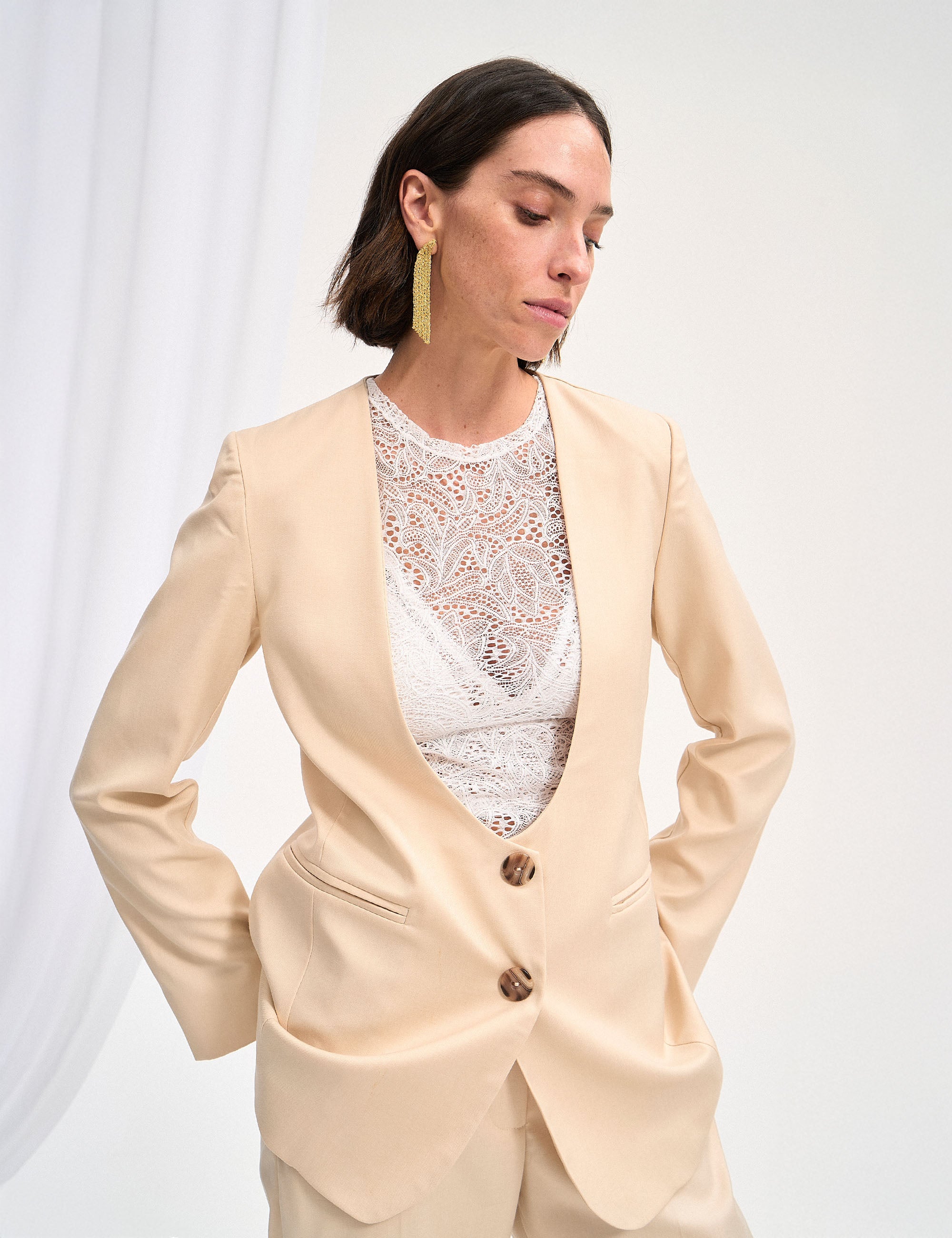 Blazer Melaine U Pérola