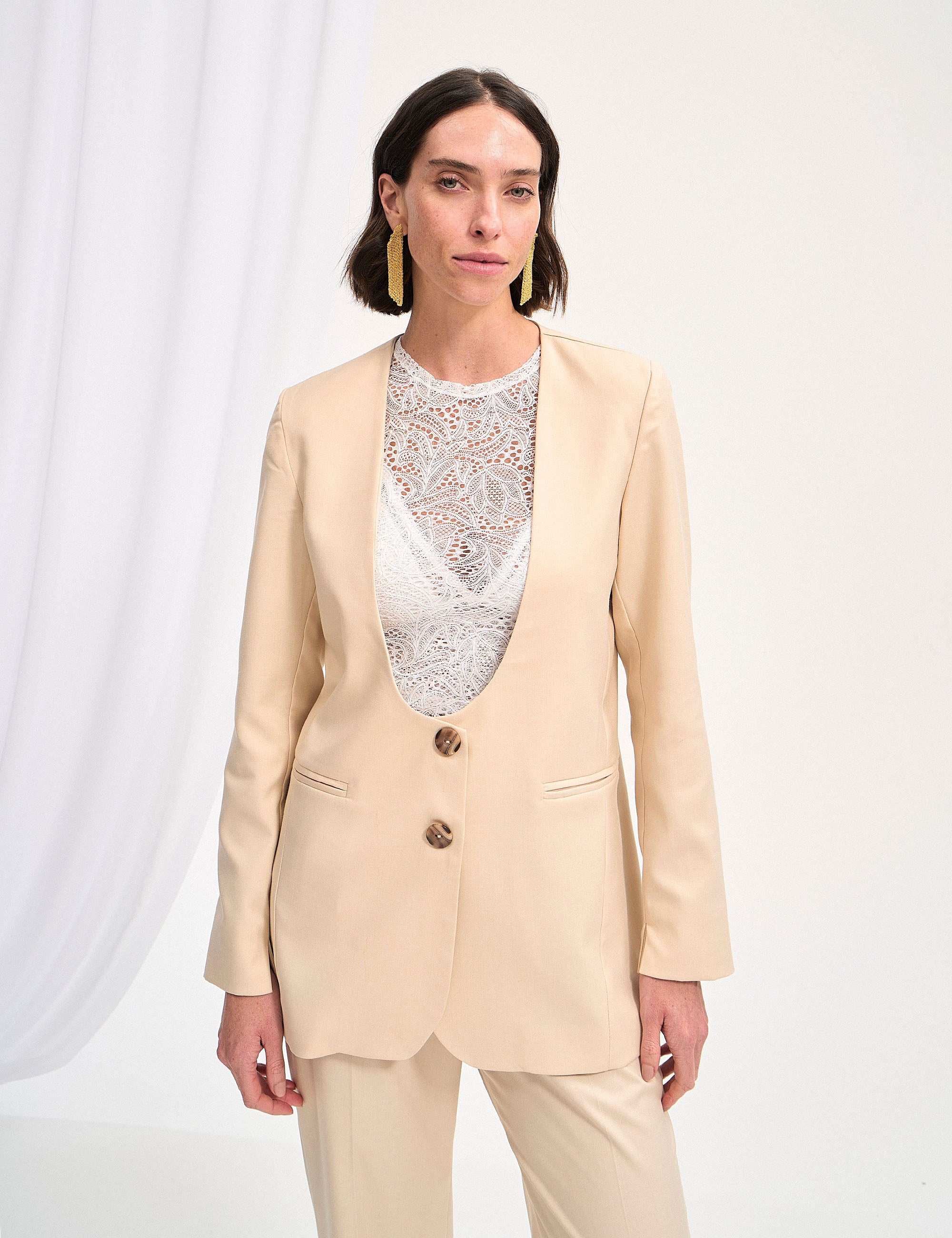 Blazer Melaine U Pérola