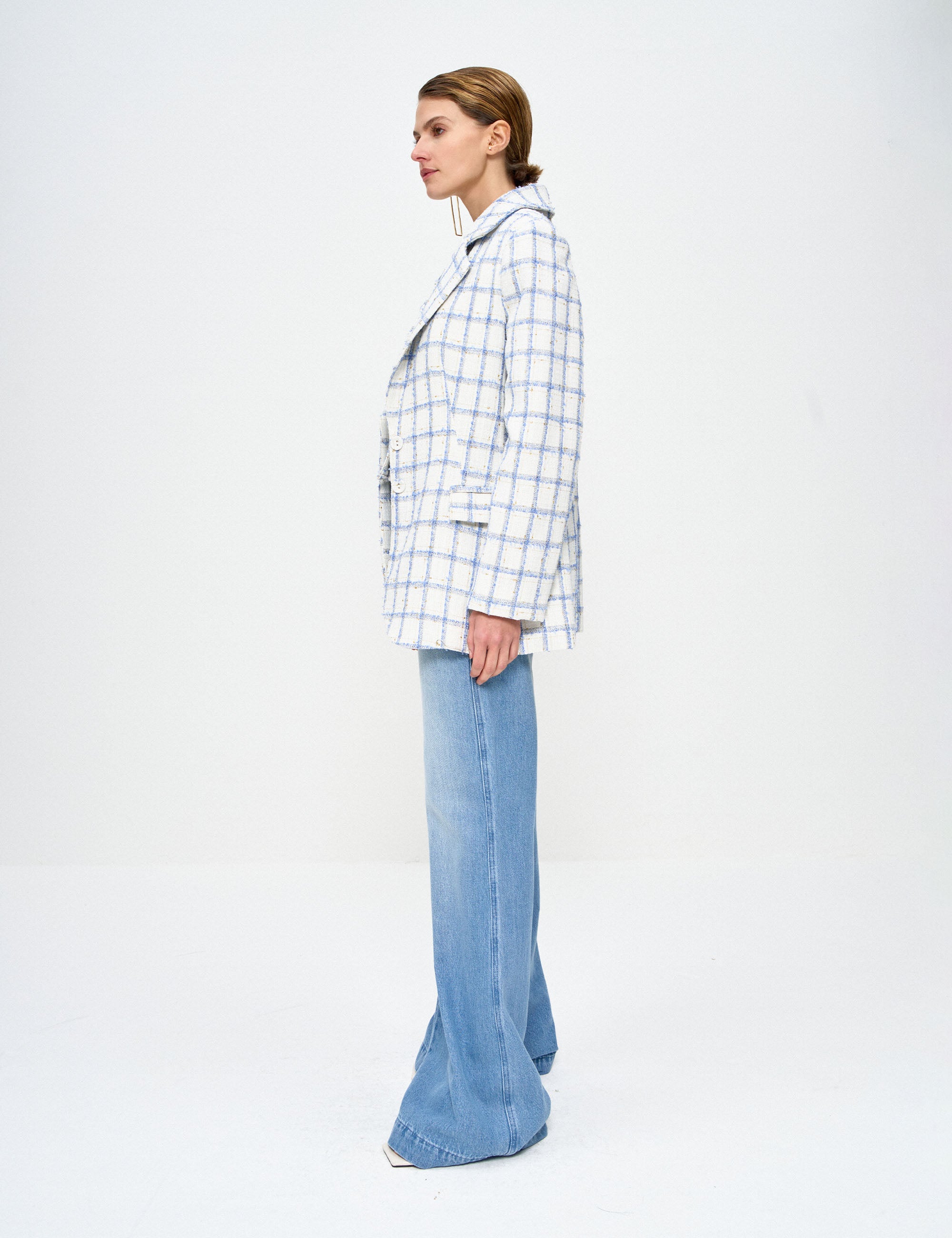 Blazer Natalie Tweed Azul