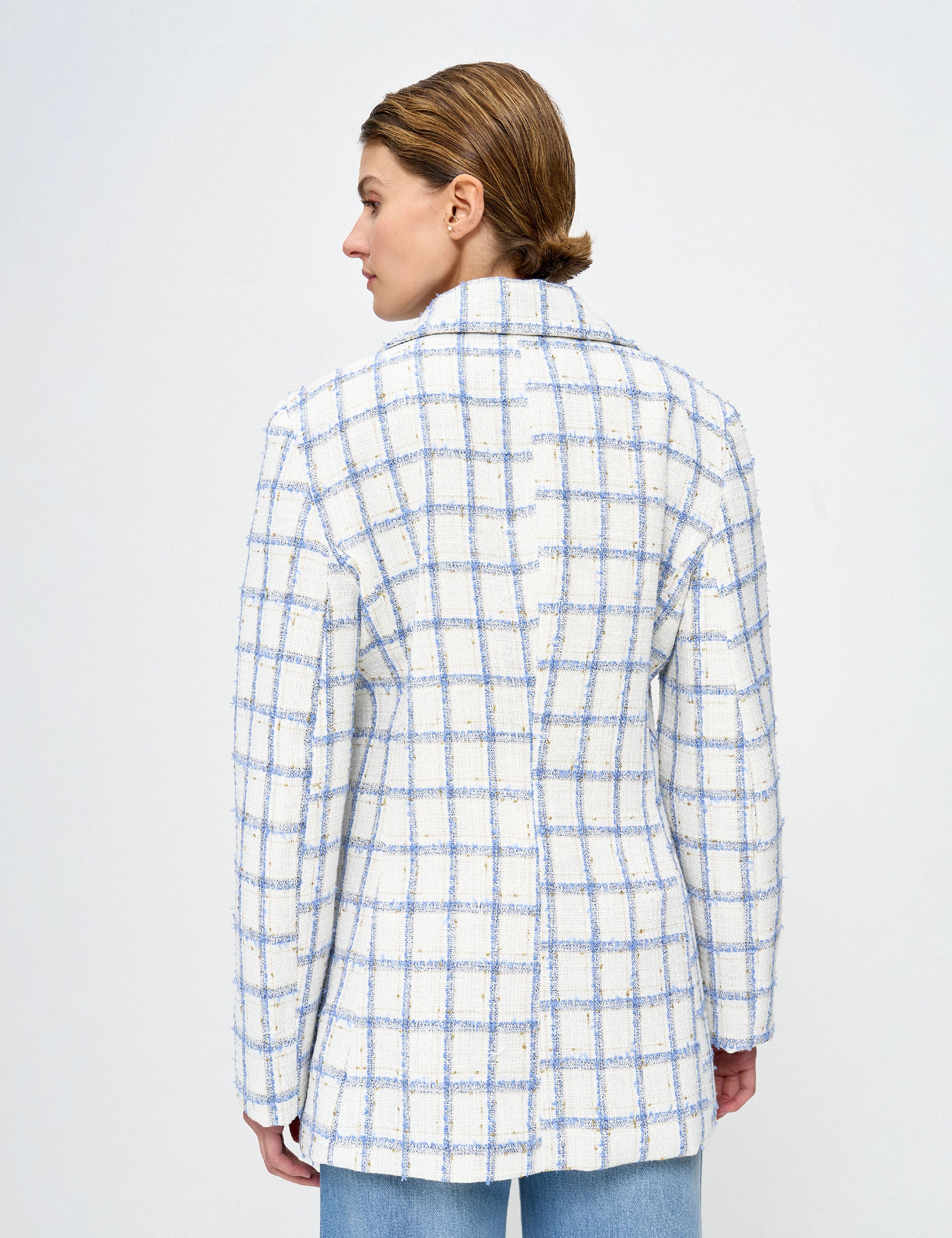 Blazer Natalie Tweed Azul