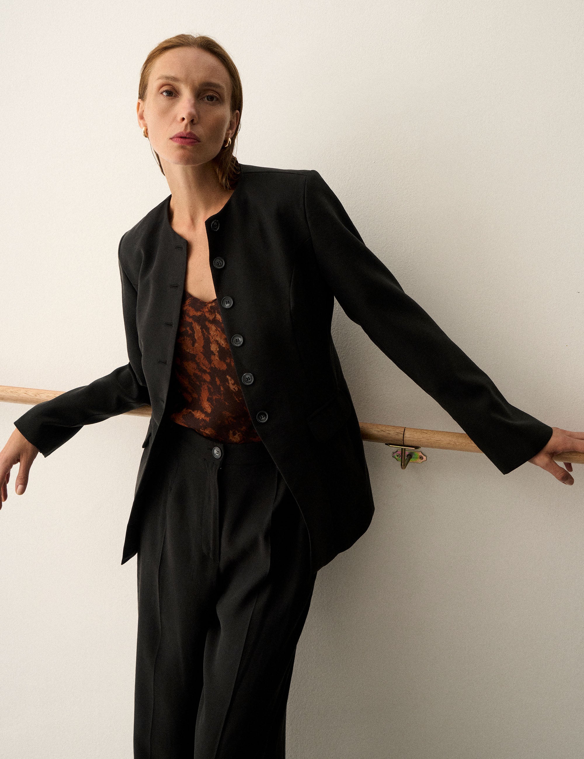 Blazer Olivia alfaiataria Preto