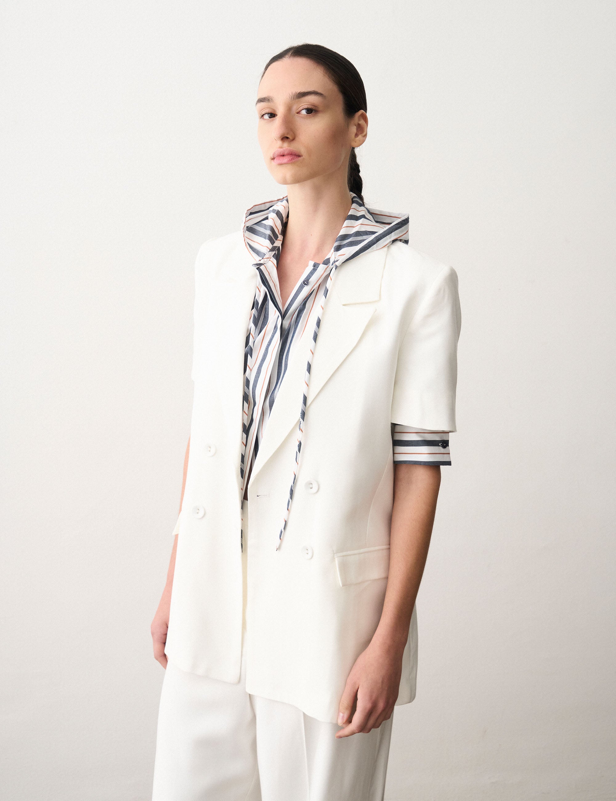 Blazer Paulina Alfaiataria Off White