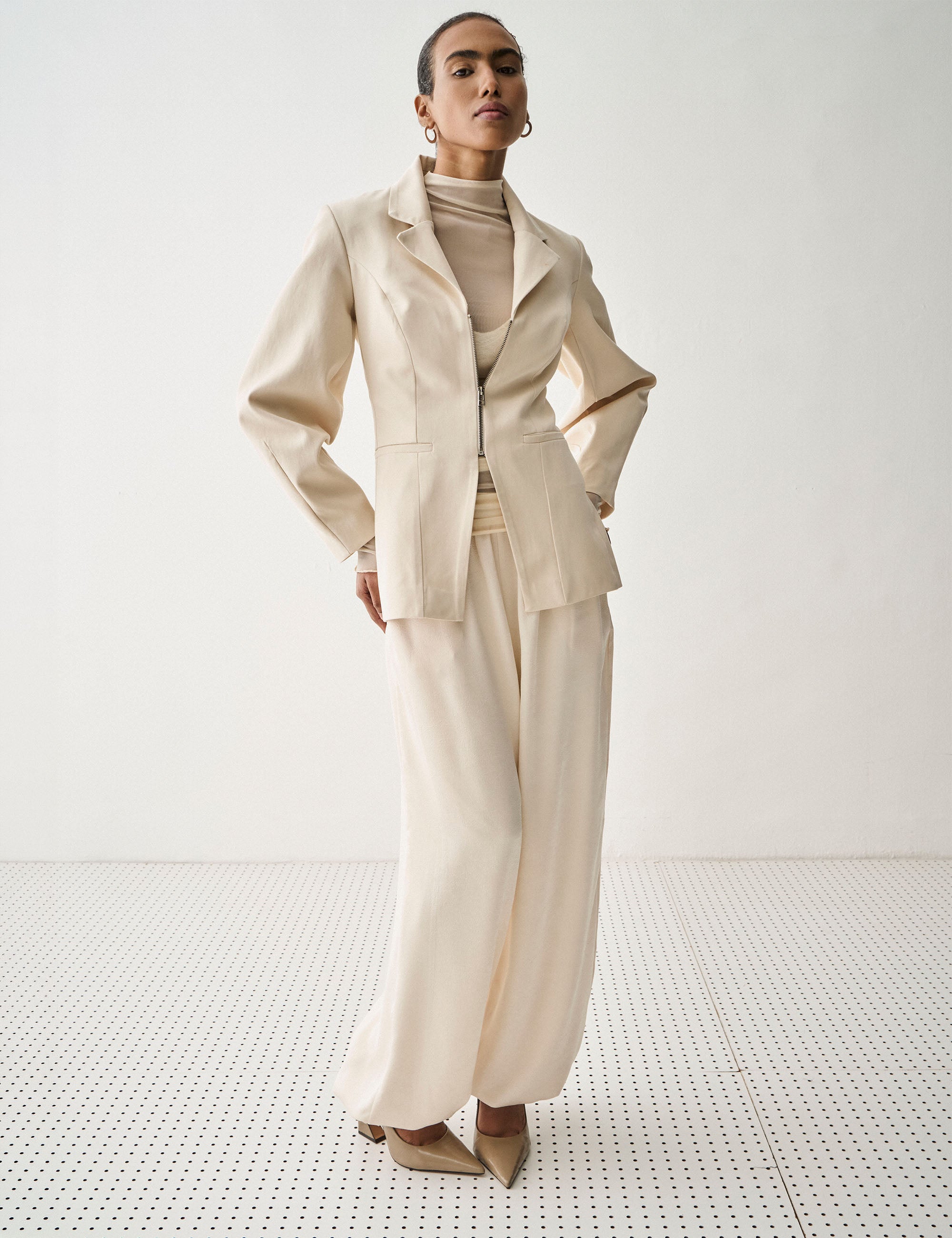 Blazer Sanne Sarja Areia