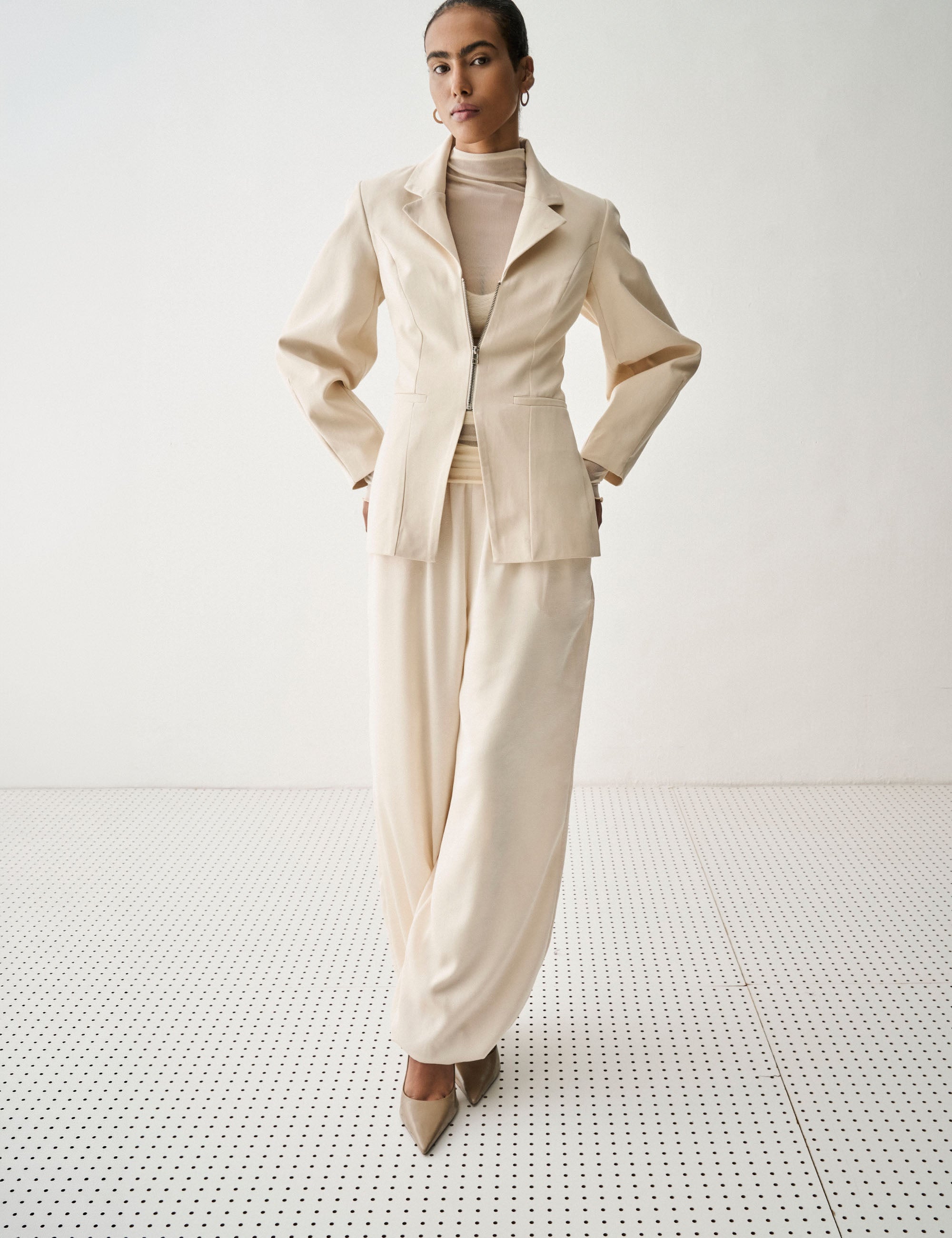 Blazer Sanne Sarja Areia