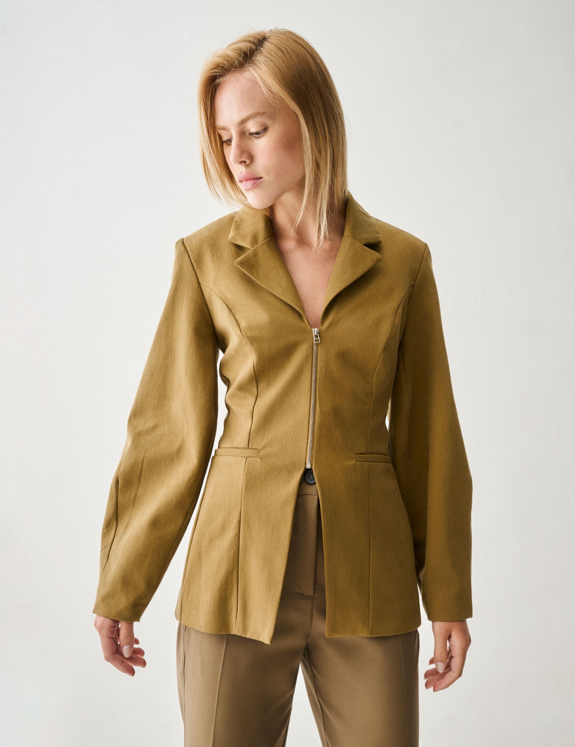 Blazer Sanne Sarja Oliva