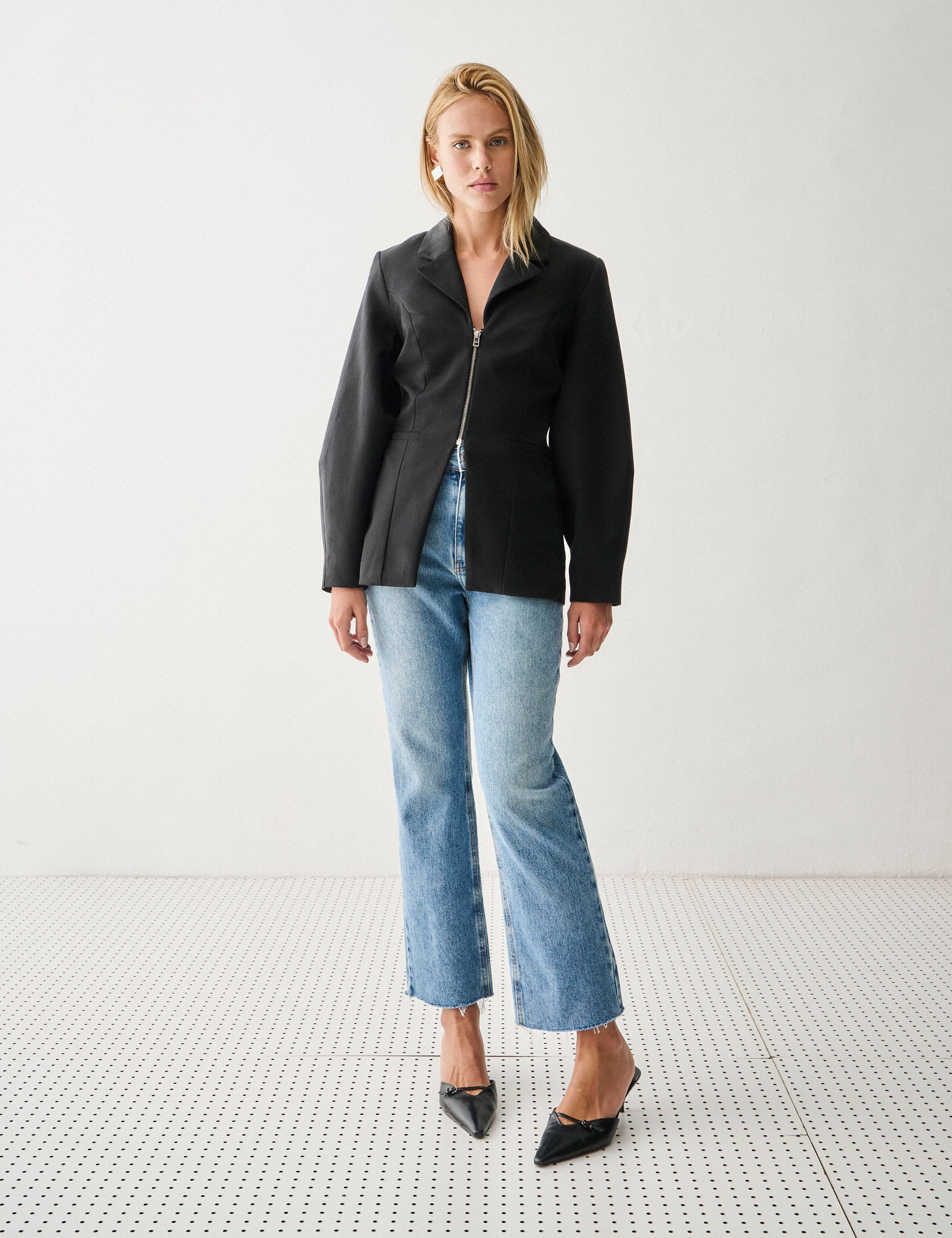 Blazer Sanne Sarja Preto