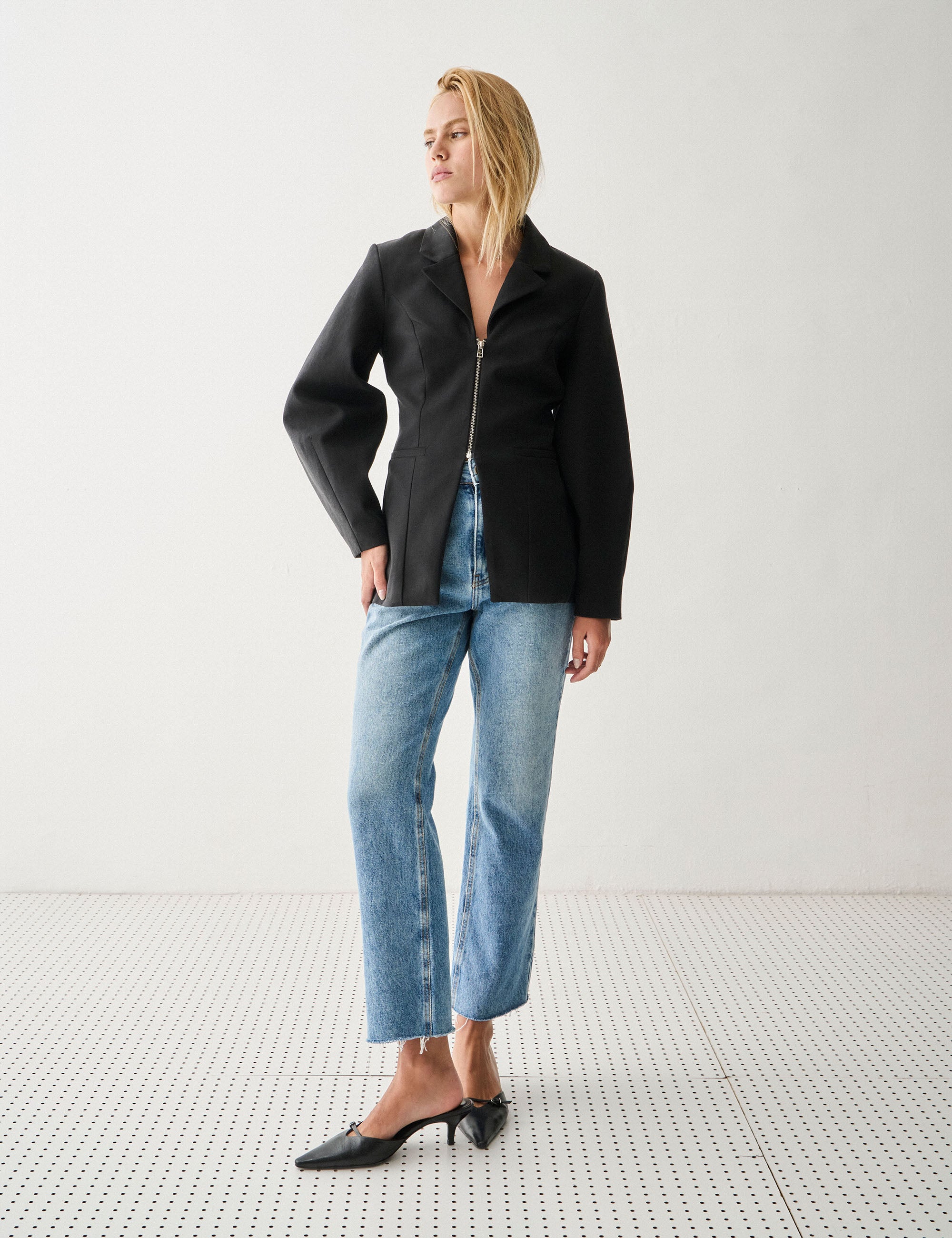 Blazer Sanne Sarja Preto