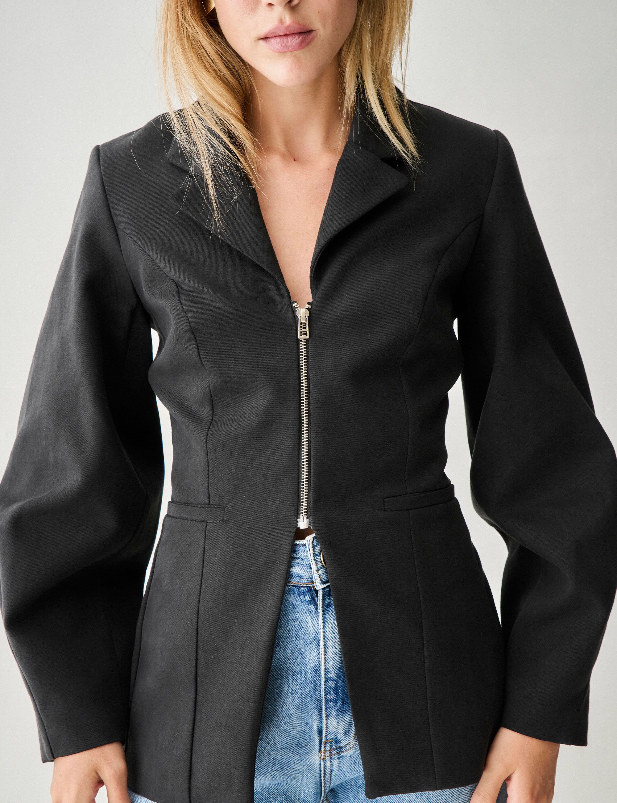 Blazer Sanne Sarja Preto