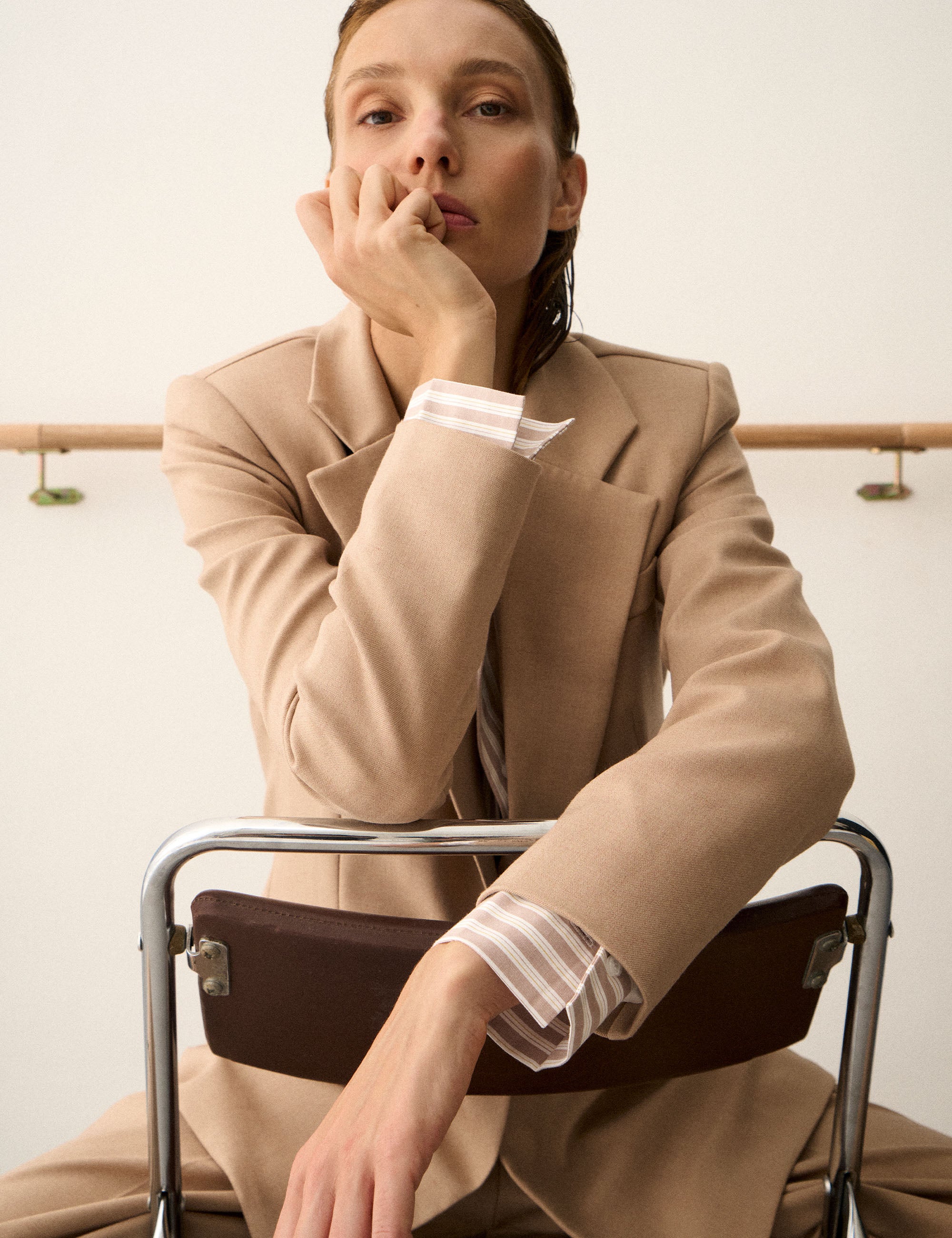 Blazer Stella Alfaiataria Bege