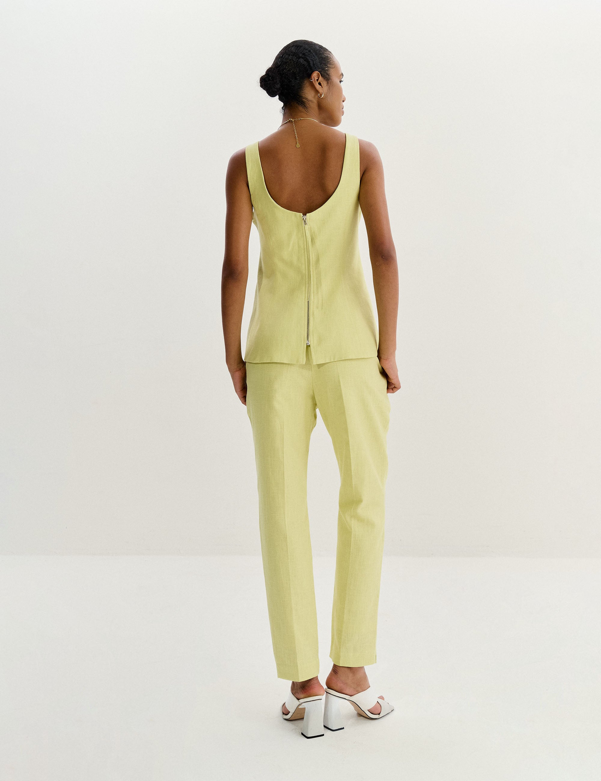 Calça Agatha Rami Amarelo