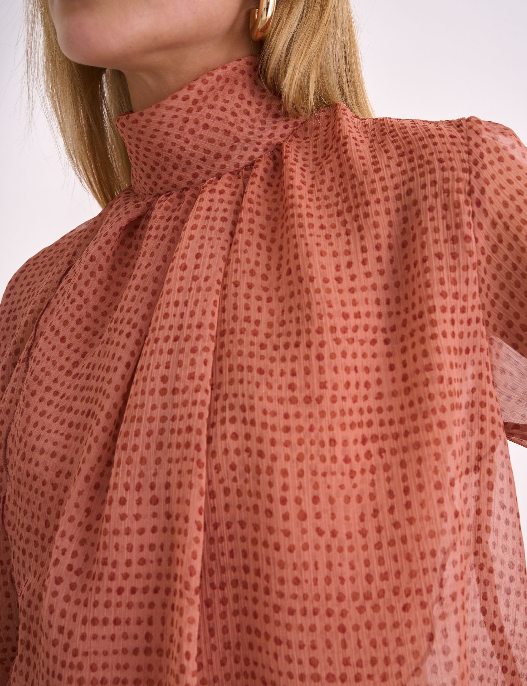Blusa Aline Chiffon Concha