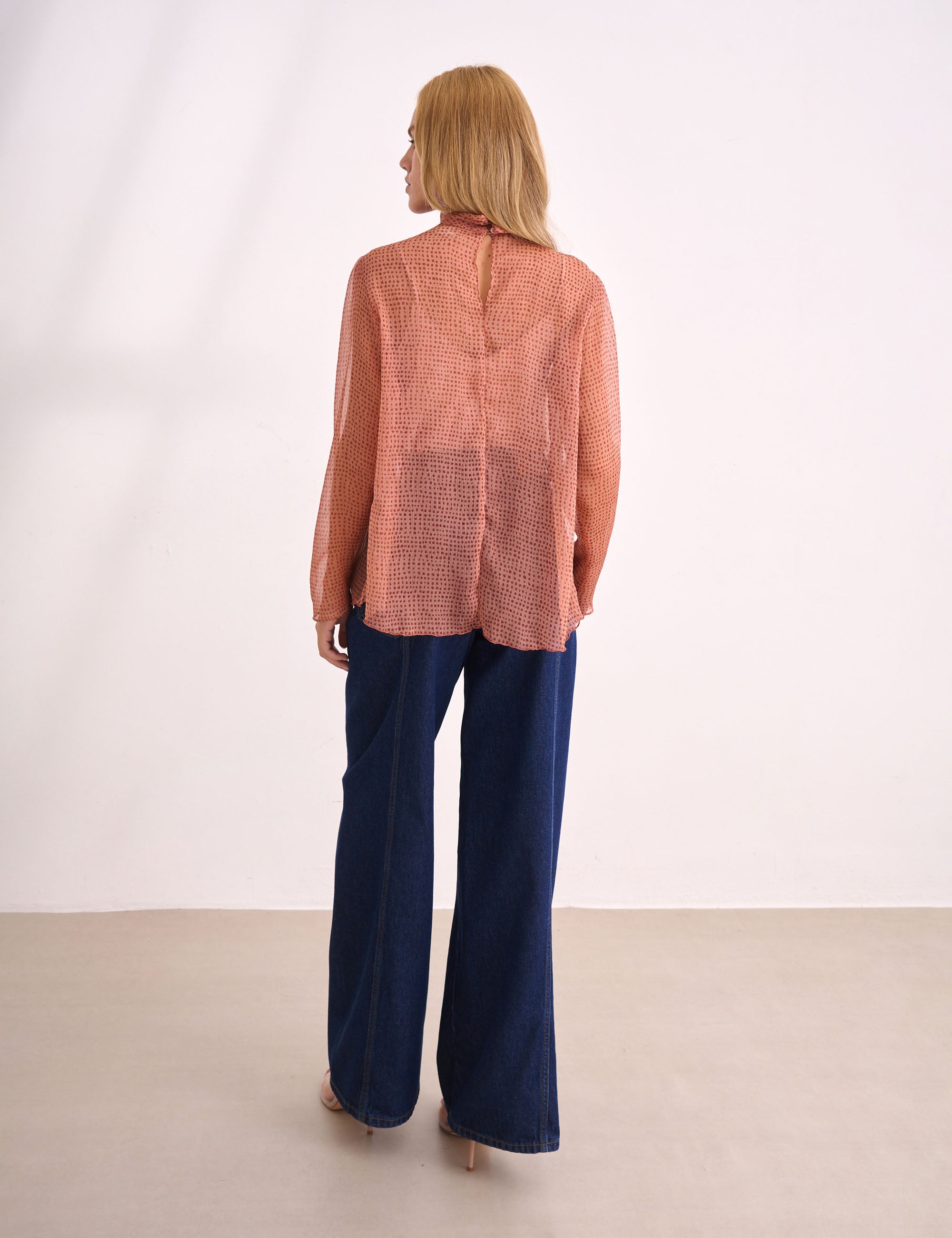 Blusa Aline Chiffon Concha