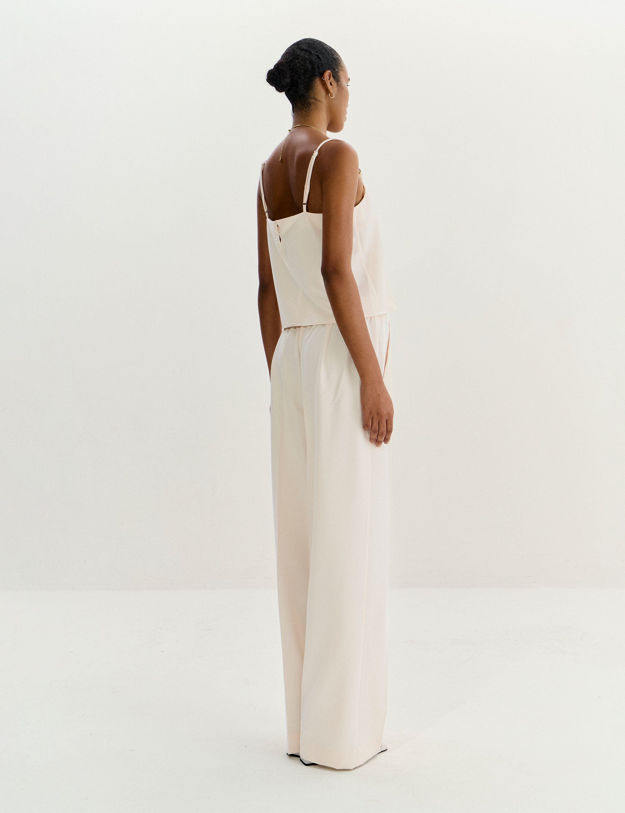 Blusa Ametista Alfaiataria Marfim