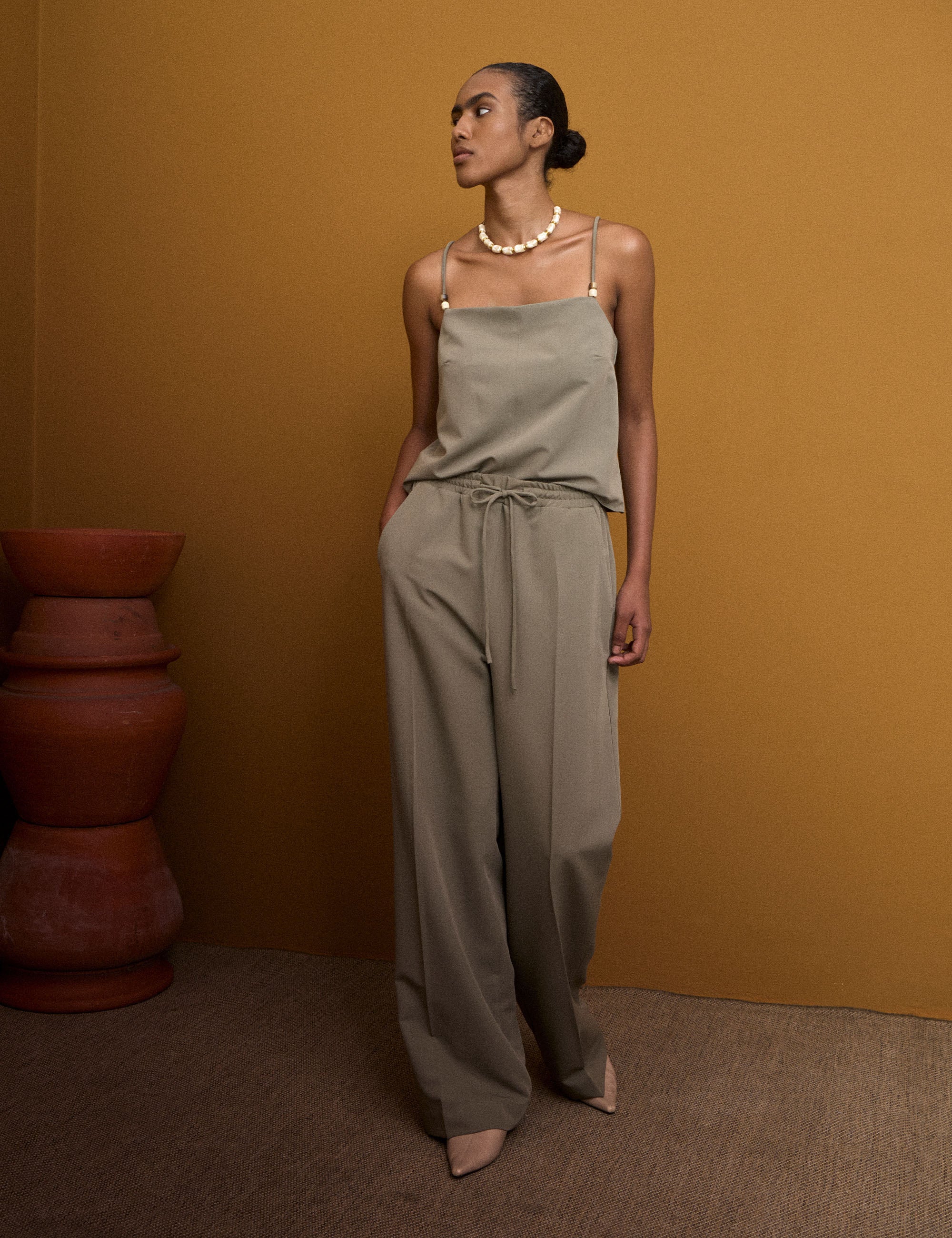 Blusa Ametista Alfaiataria Oliva