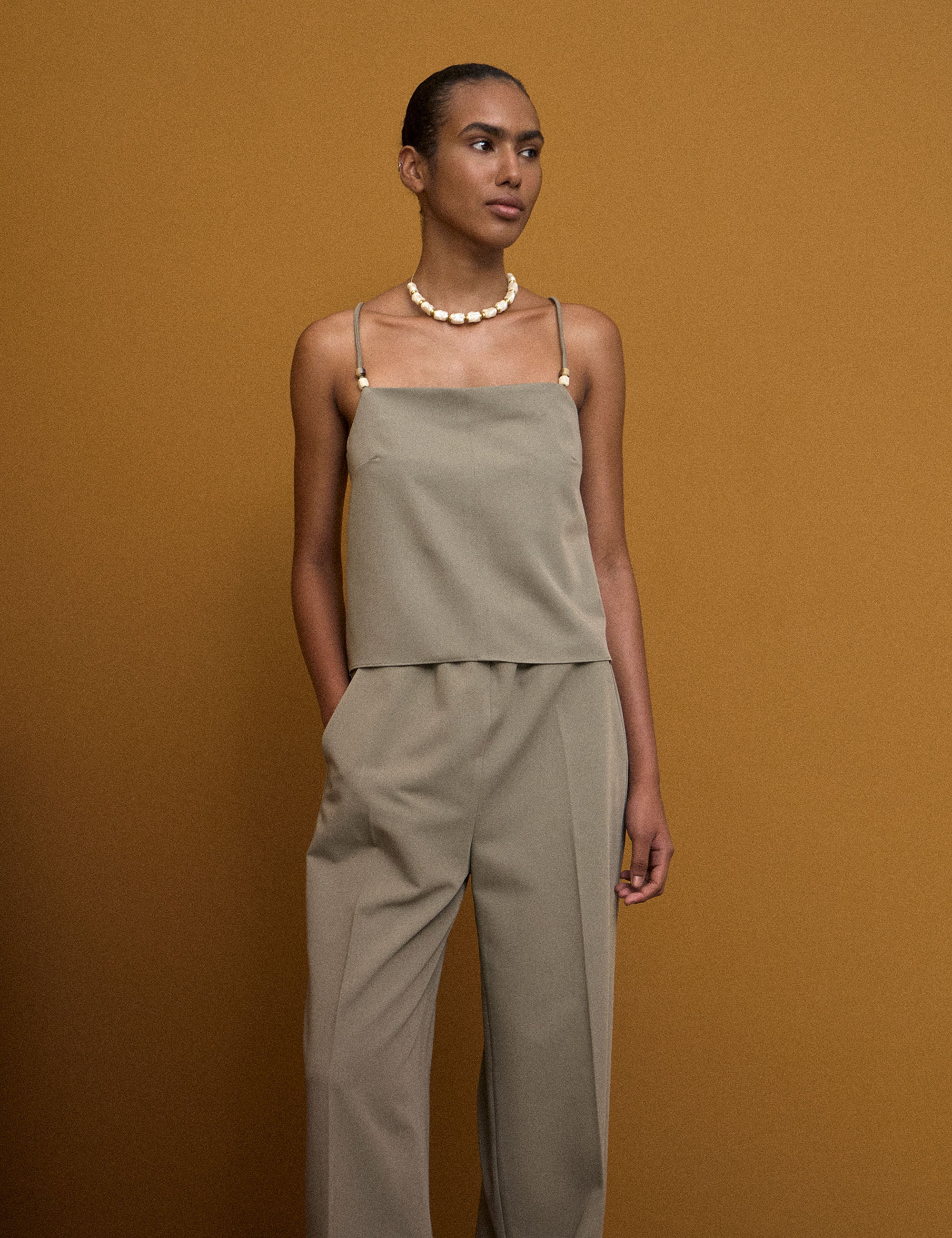 Blusa Ametista Alfaiataria Oliva