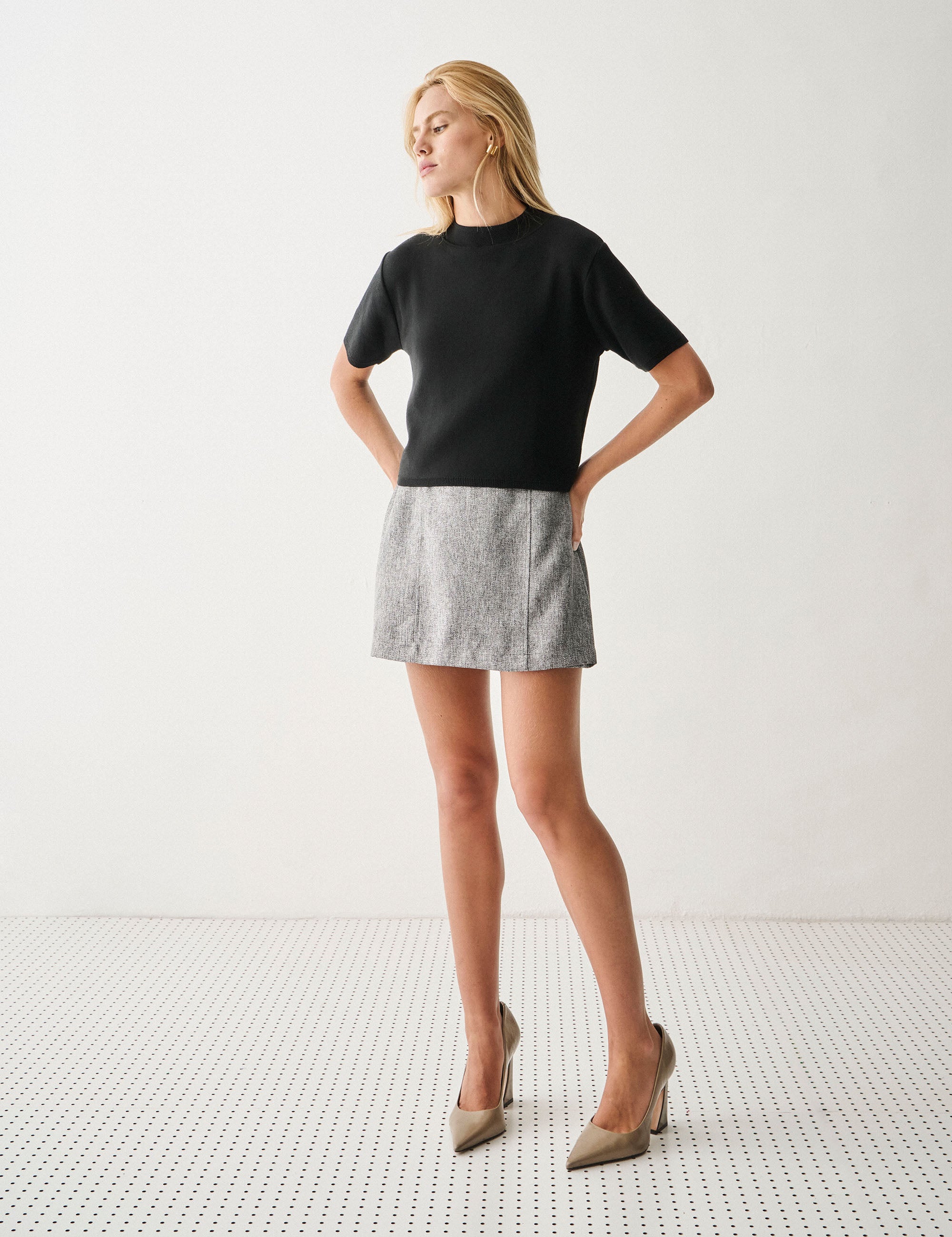 Blusa Aurora Tricot Preto
