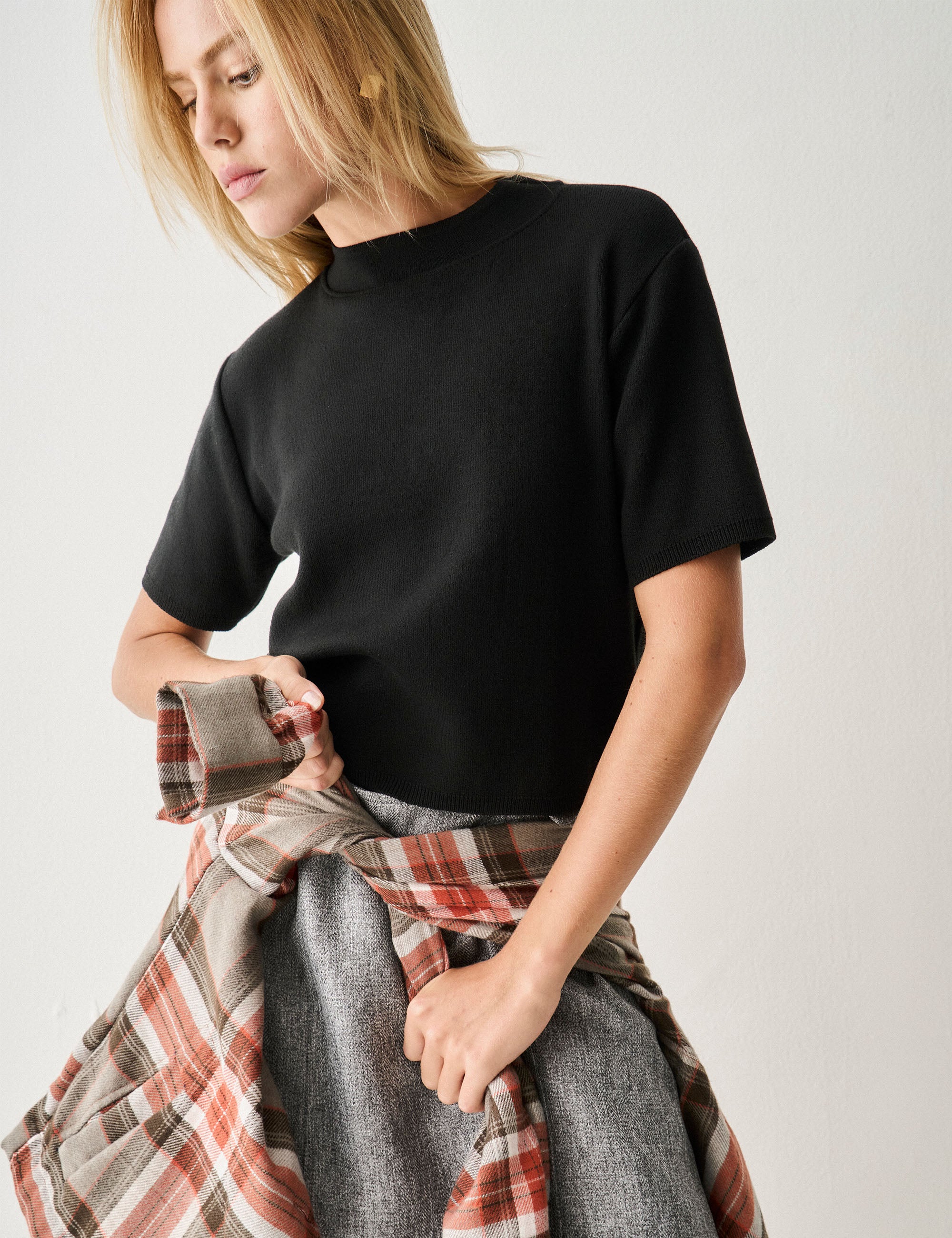 Blusa Aurora Tricot Preto