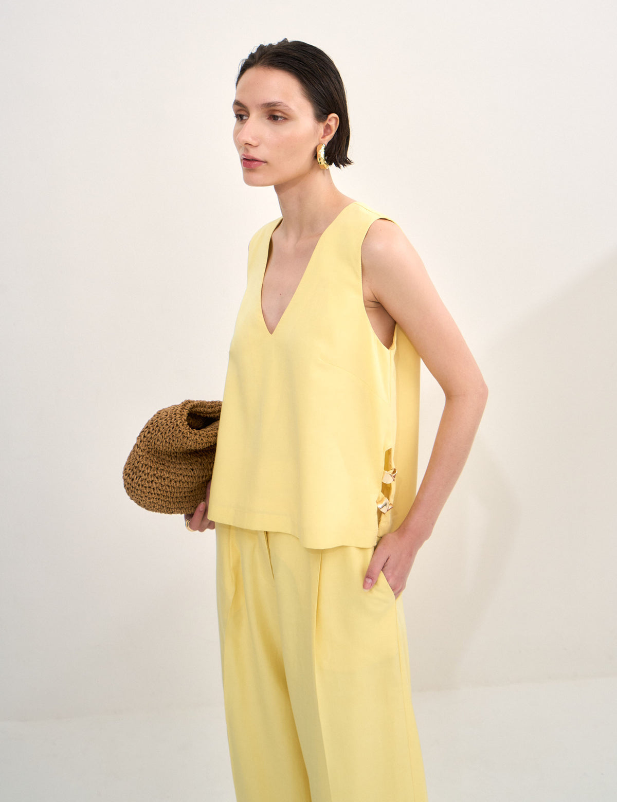 Blusa Bianca Liocel Amarelo