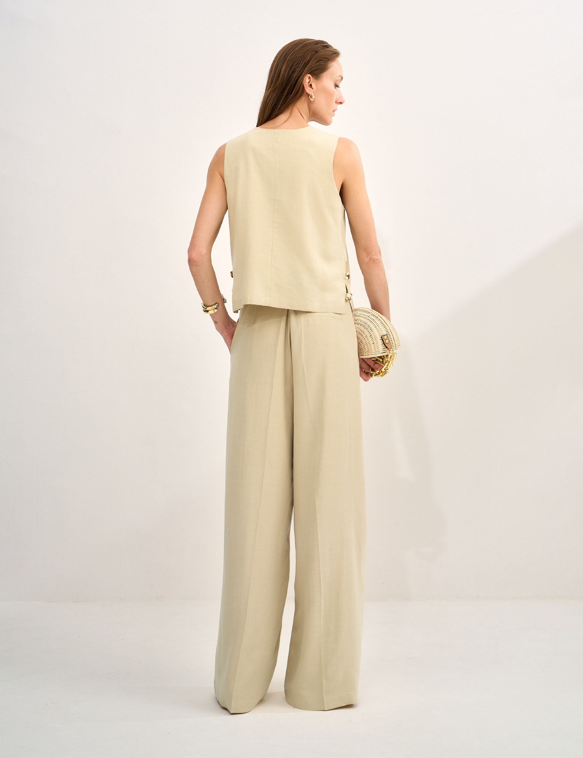 Blusa Bianca Liocel Bege