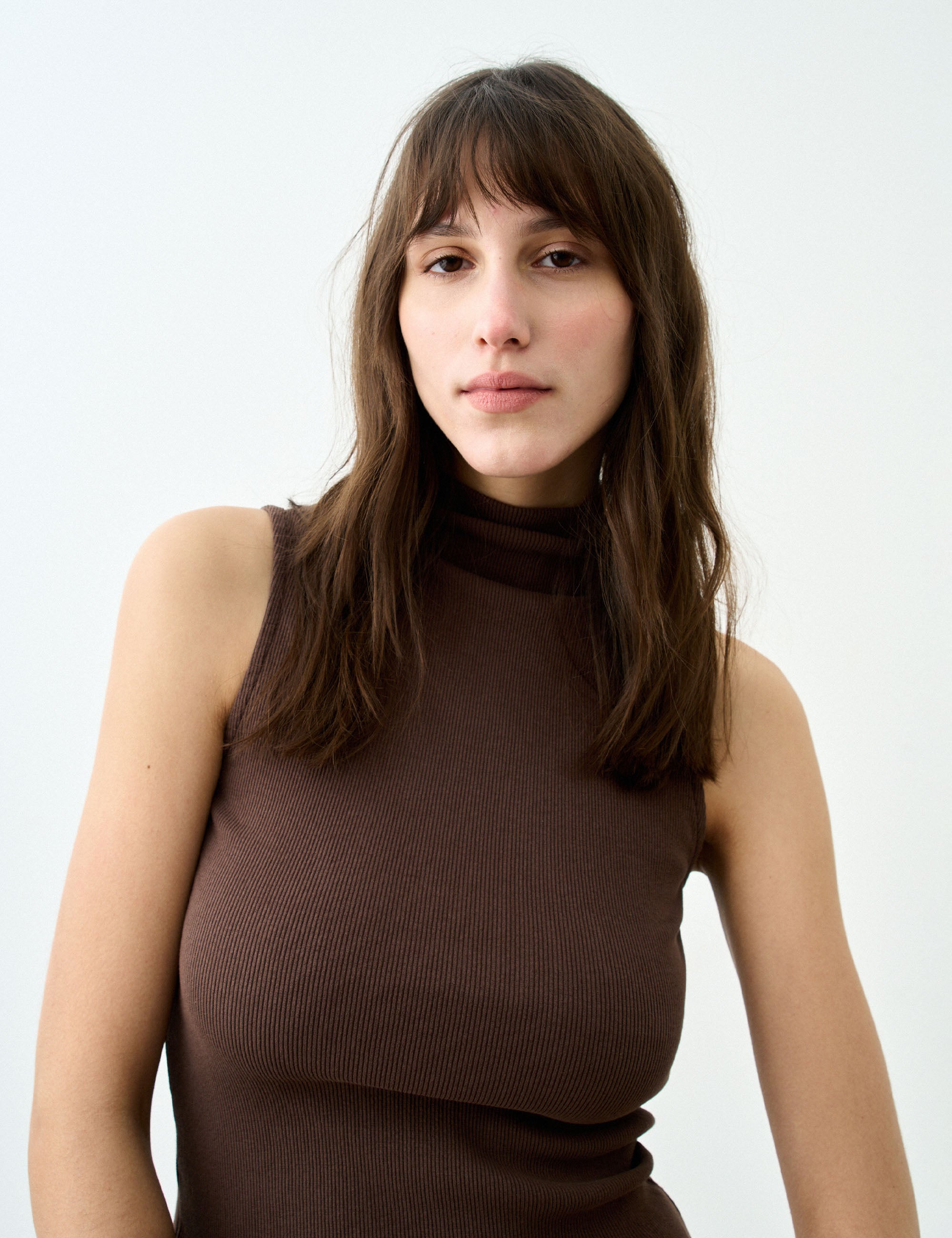 Blusa Camila Confort Marrom