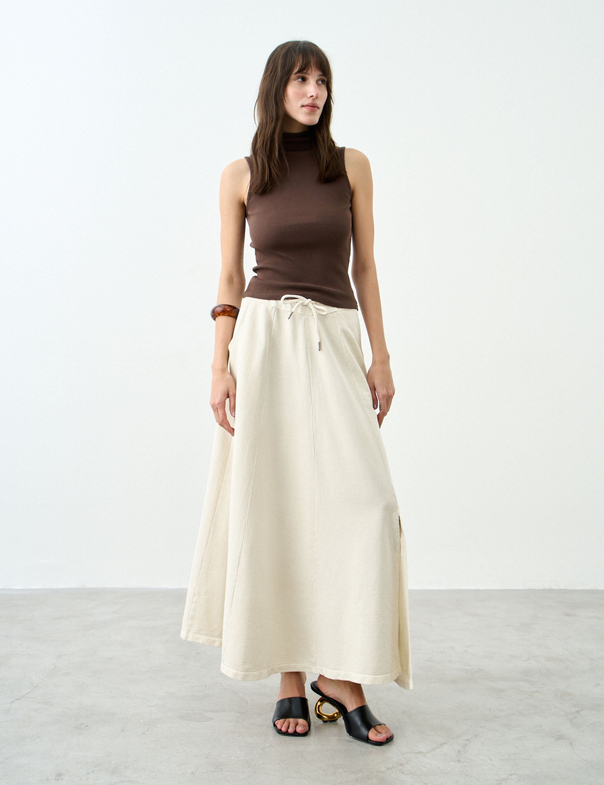 Blusa Camila Confort Marrom