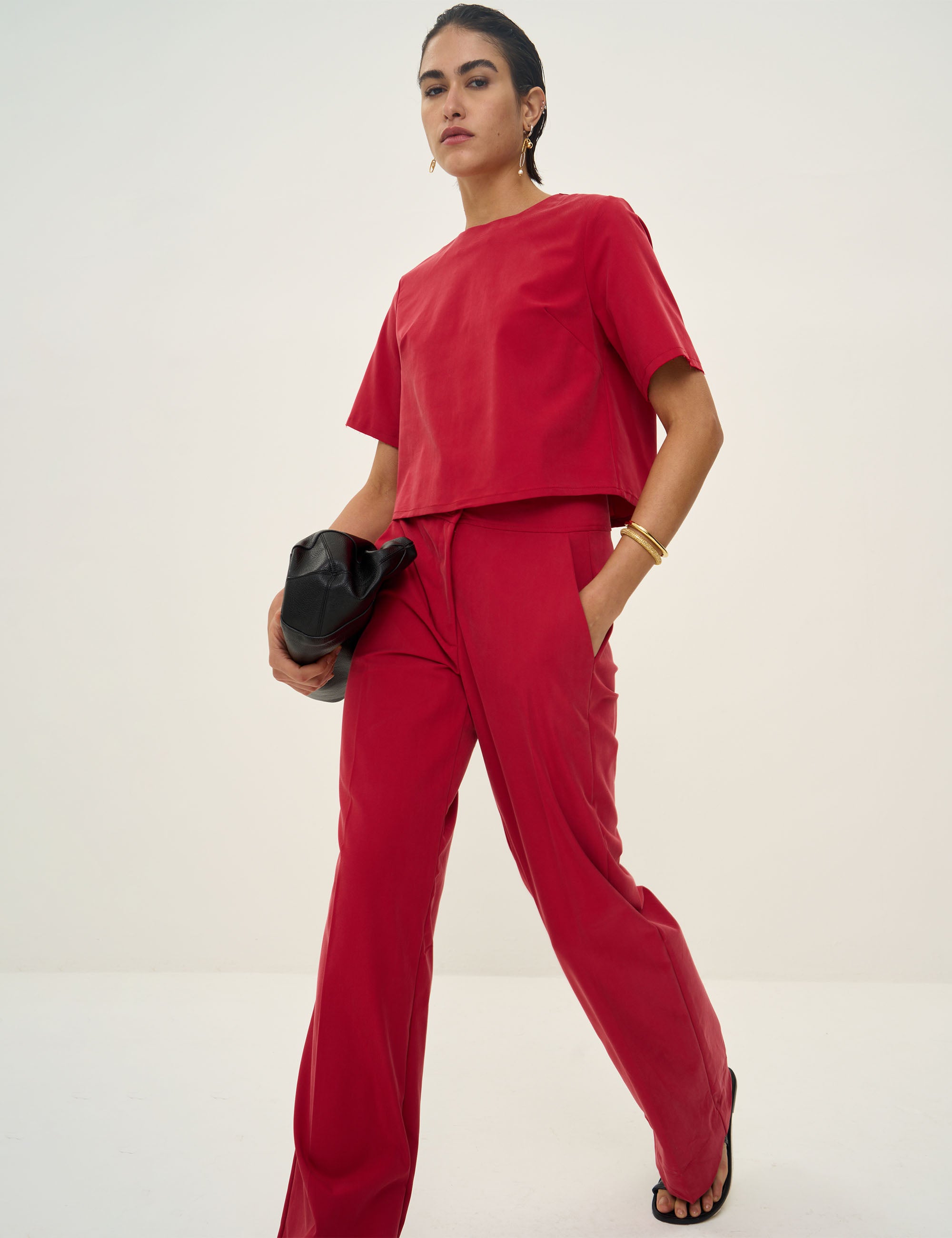 Calça Carina Viscose Vermelho