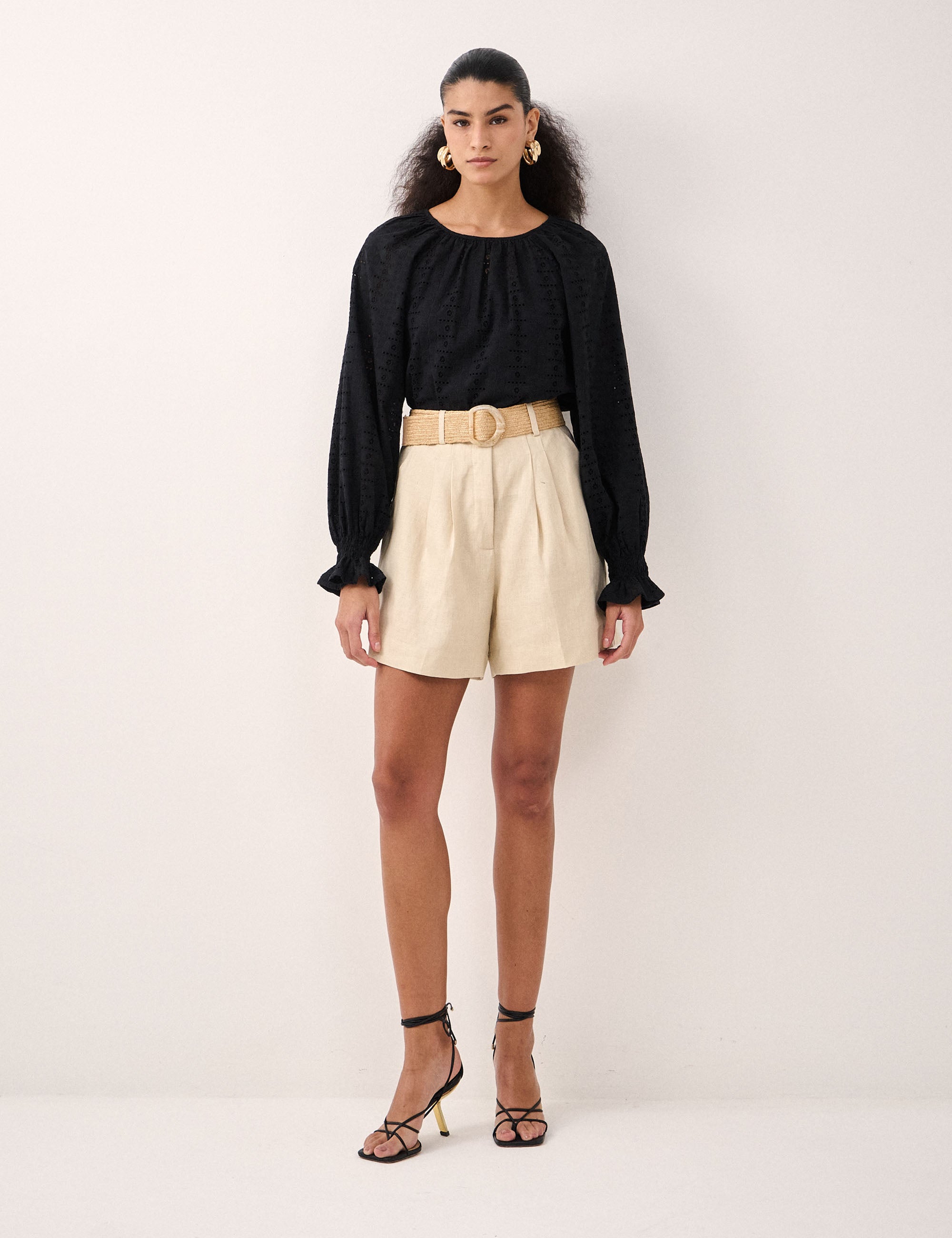 Blusa Crisântemo Laise Preto