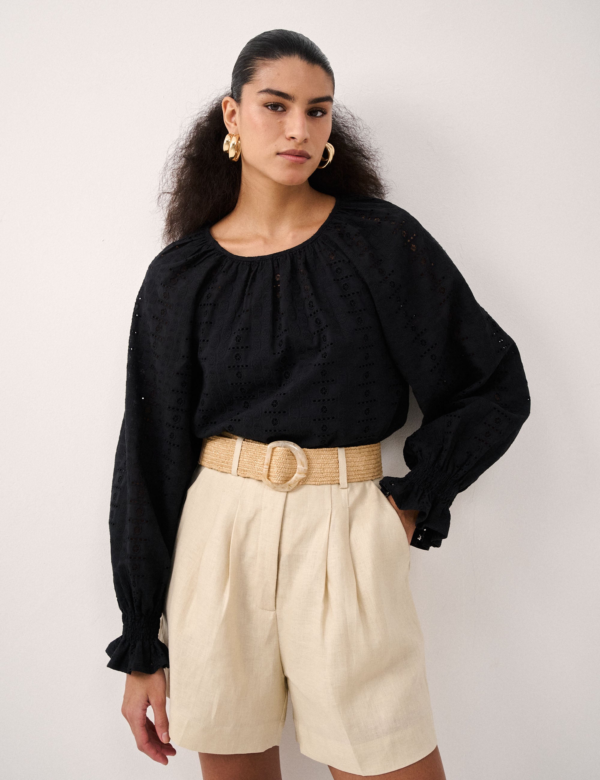 Blusa Crisântemo Laise Preto