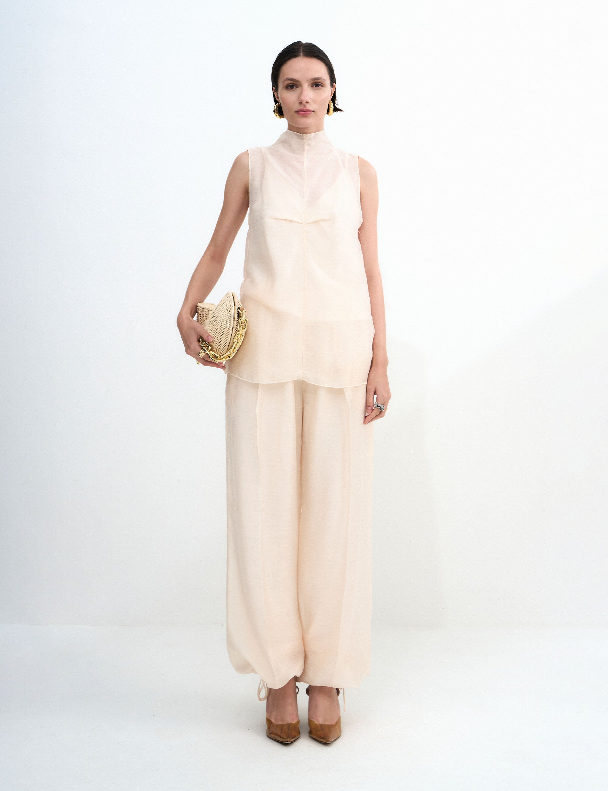 Blusa Dani Voil Marfim