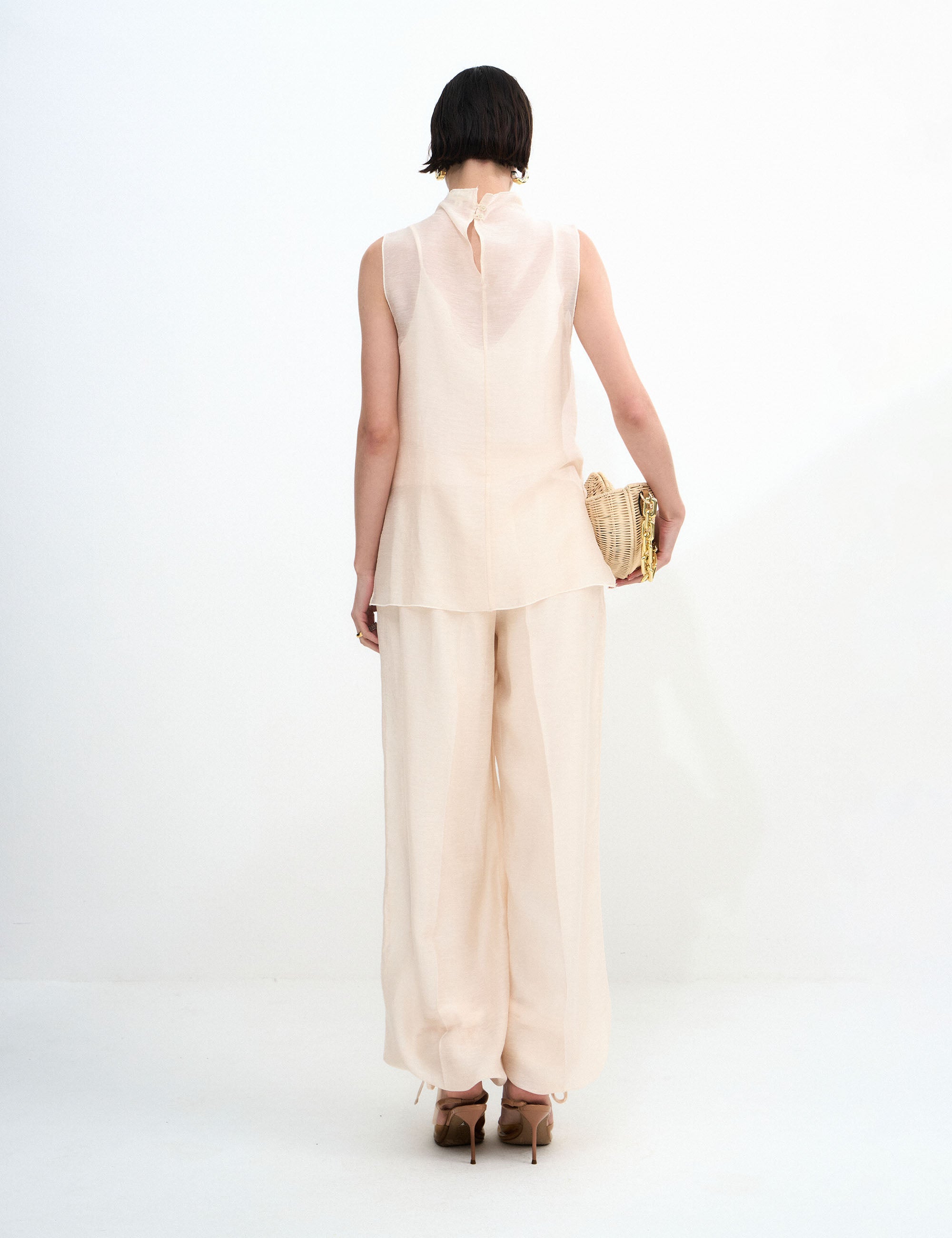 Blusa Dani Voil Marfim