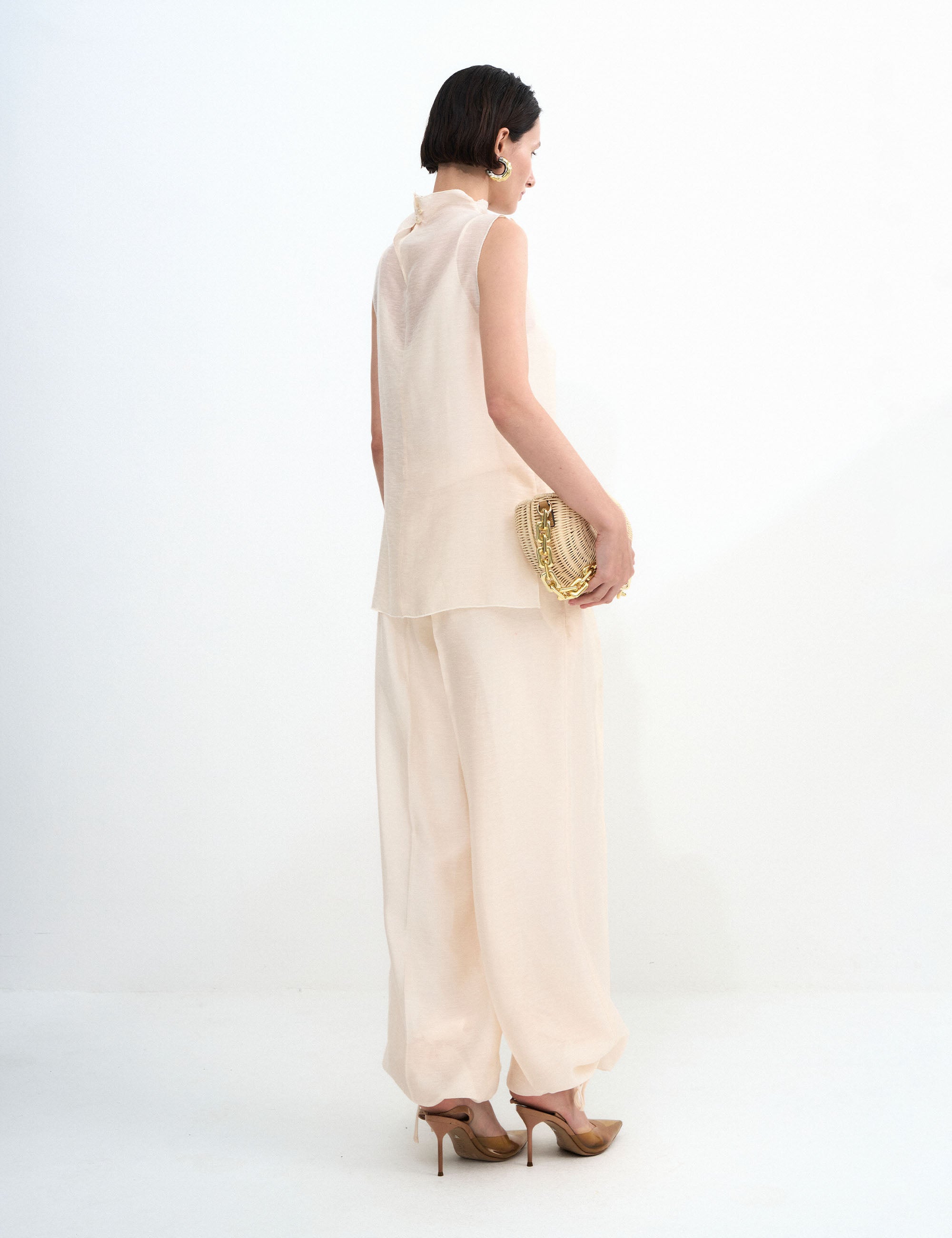 Blusa Dani Voil Marfim