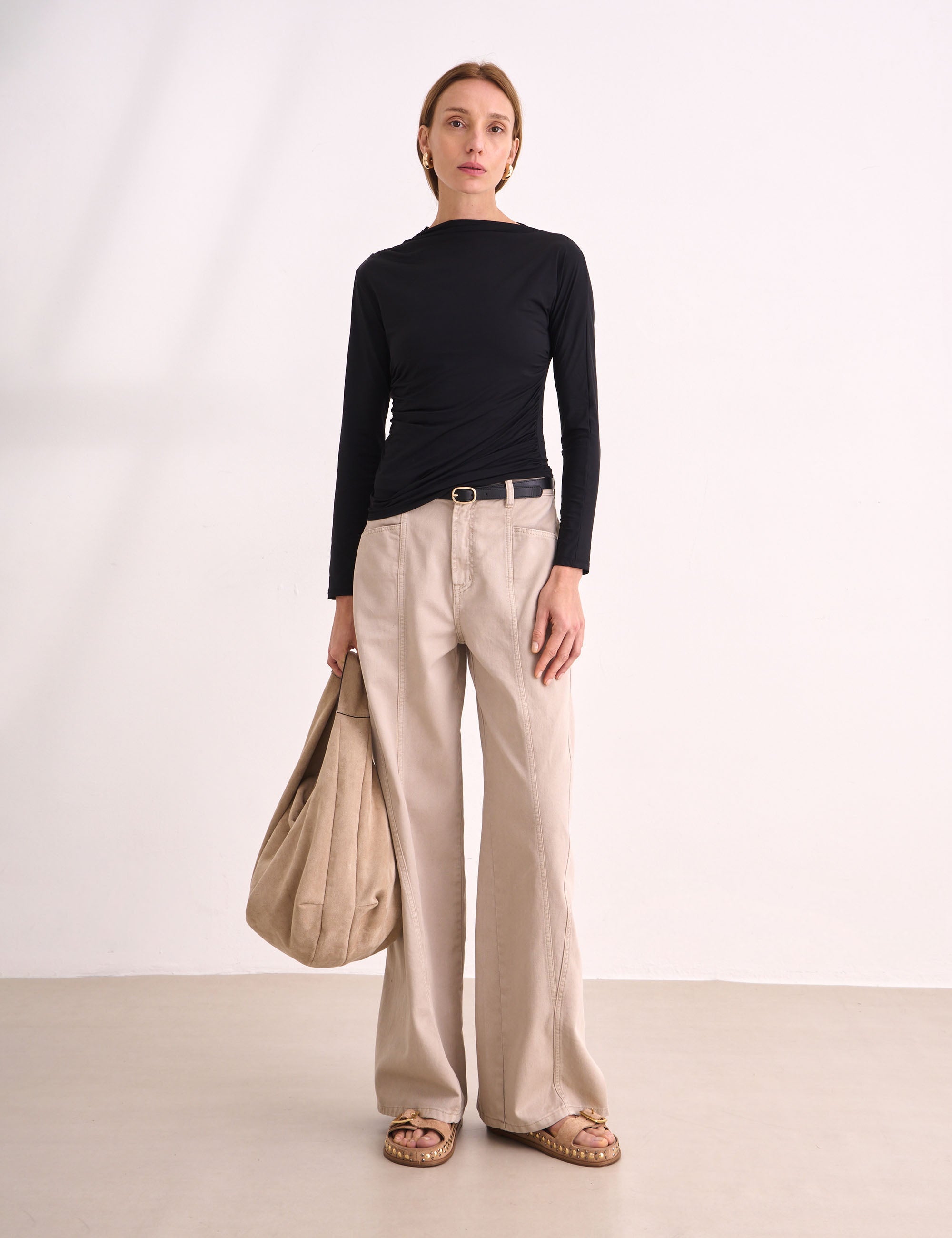Blusa Delphine Malha Preto