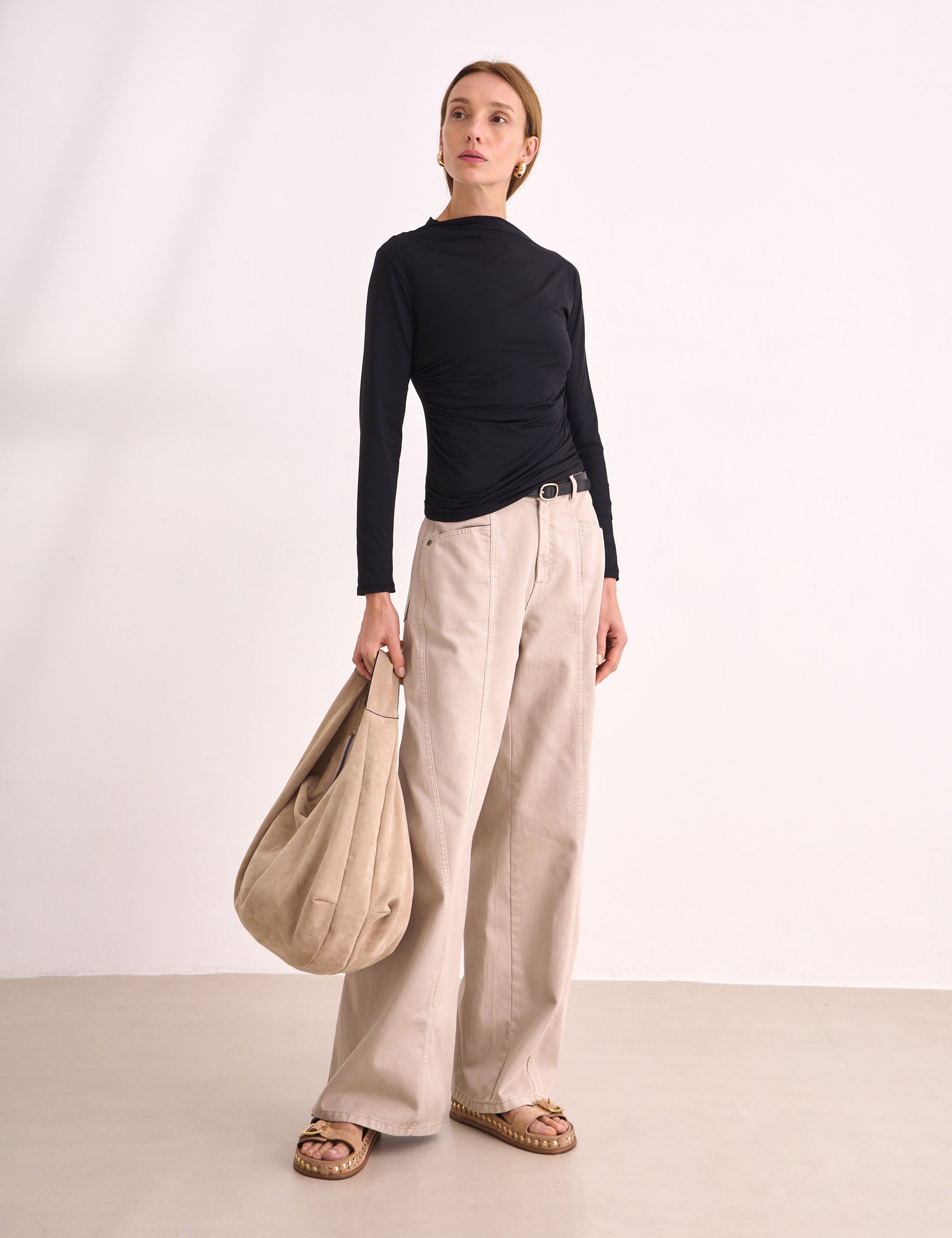 Blusa Delphine Malha Preto