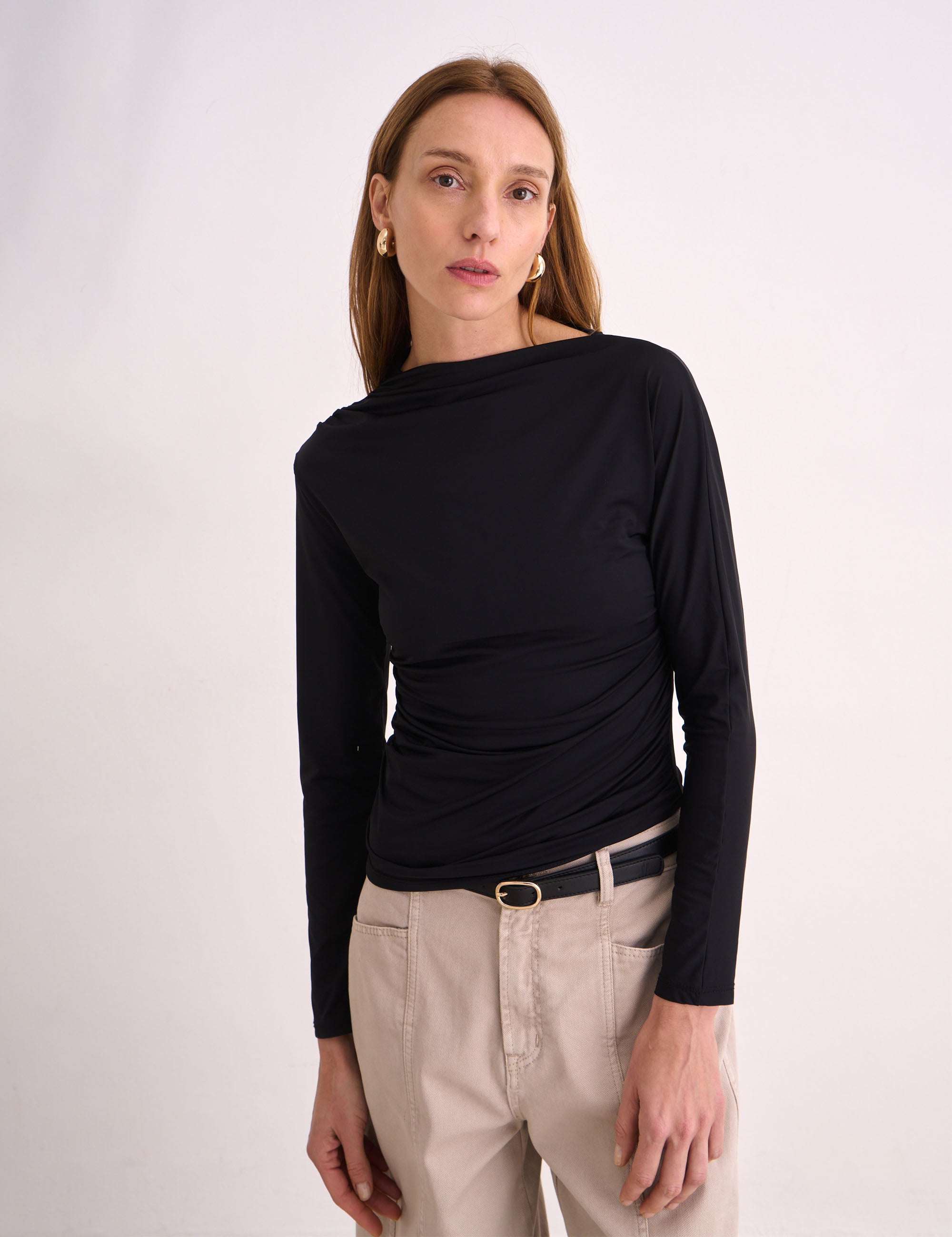 Blusa Delphine Malha Preto