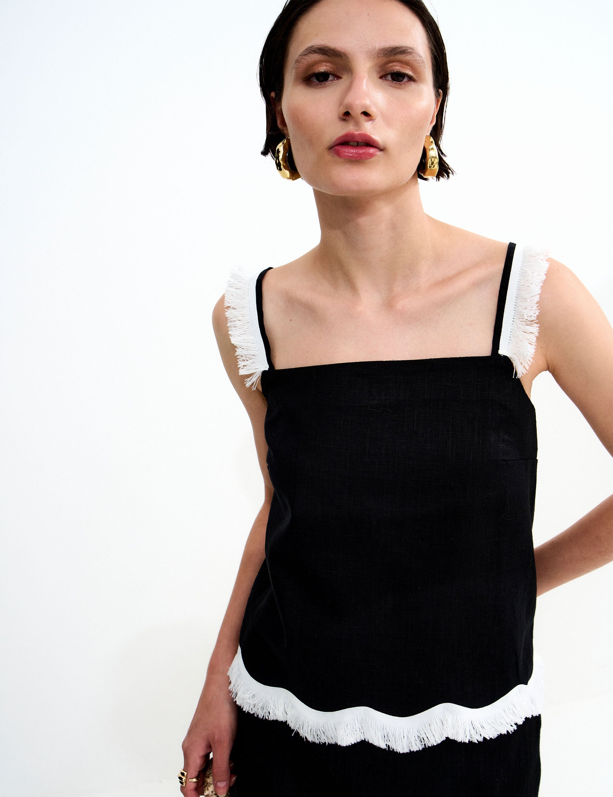 Blusa Kai Ramie Preto