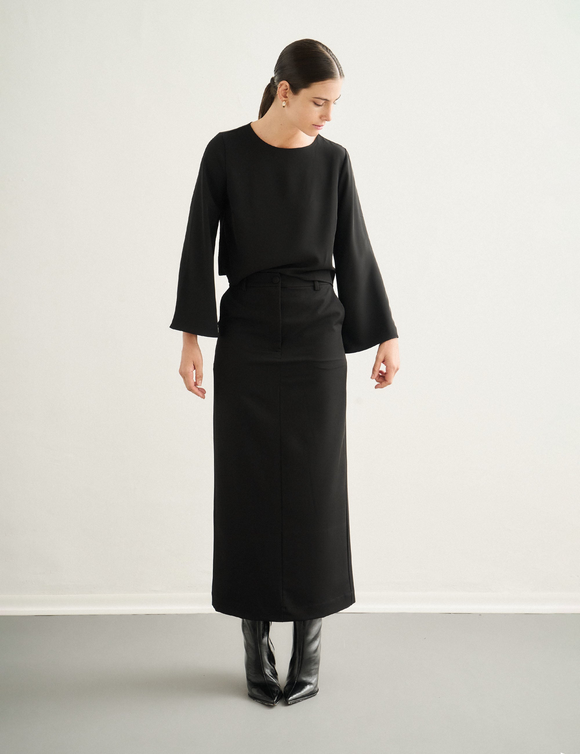 Blusa Kate Fluida Preto
