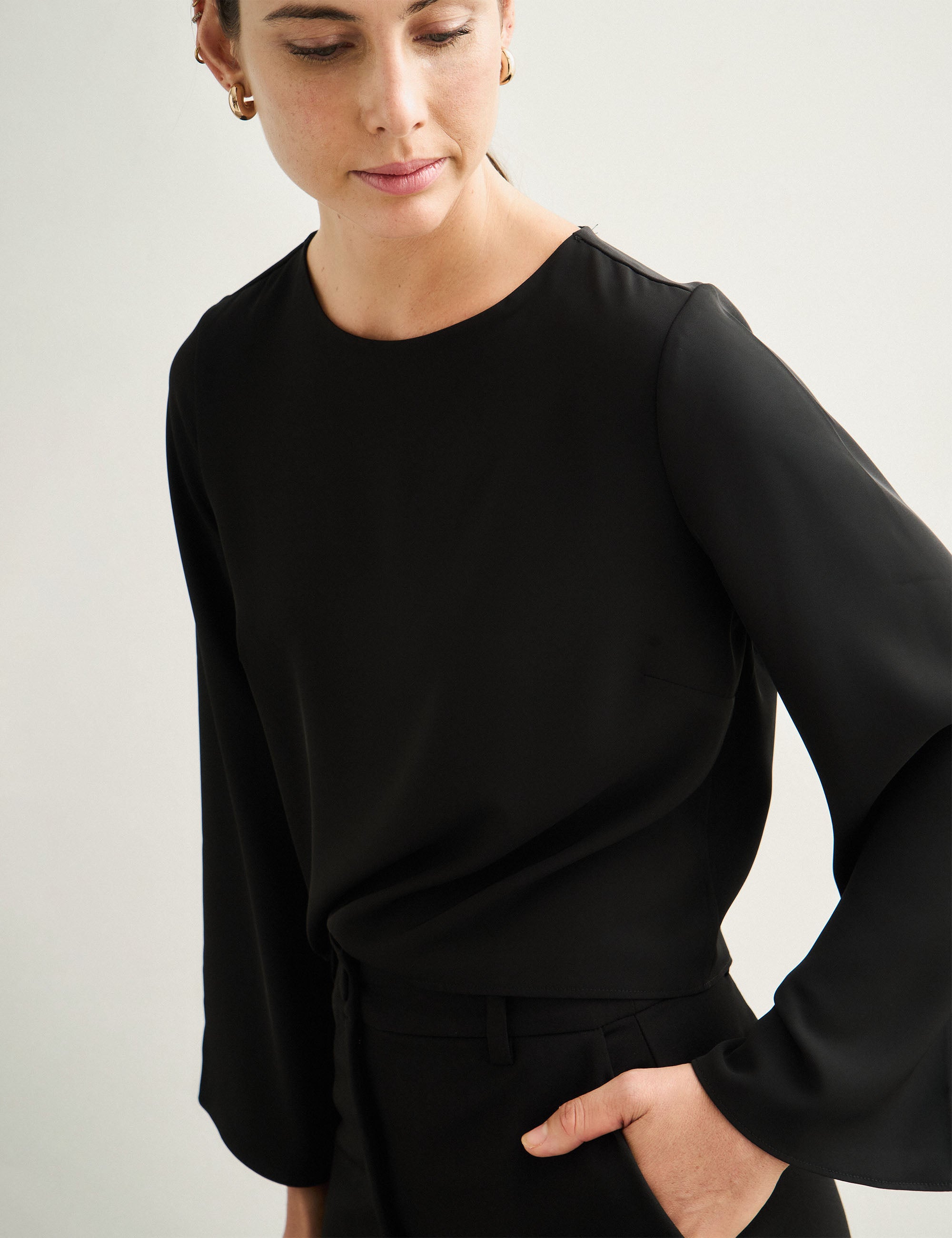 Blusa Kate Fluida Preto