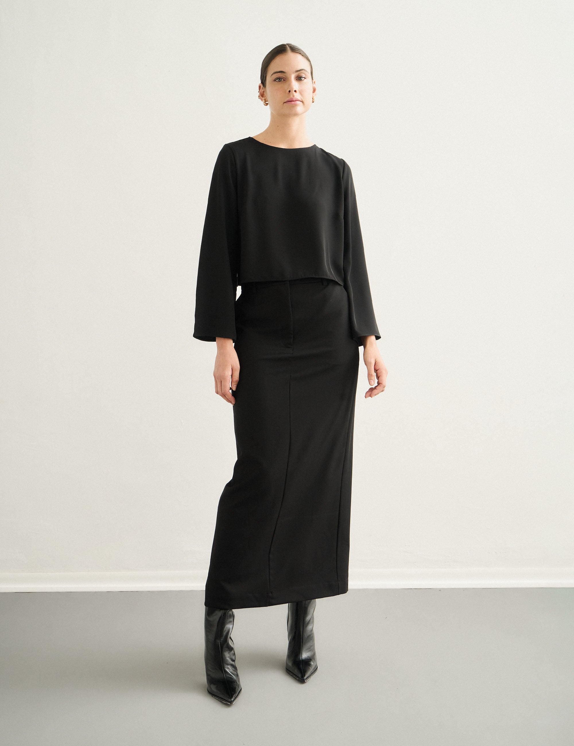 Blusa Kate Fluida Preto