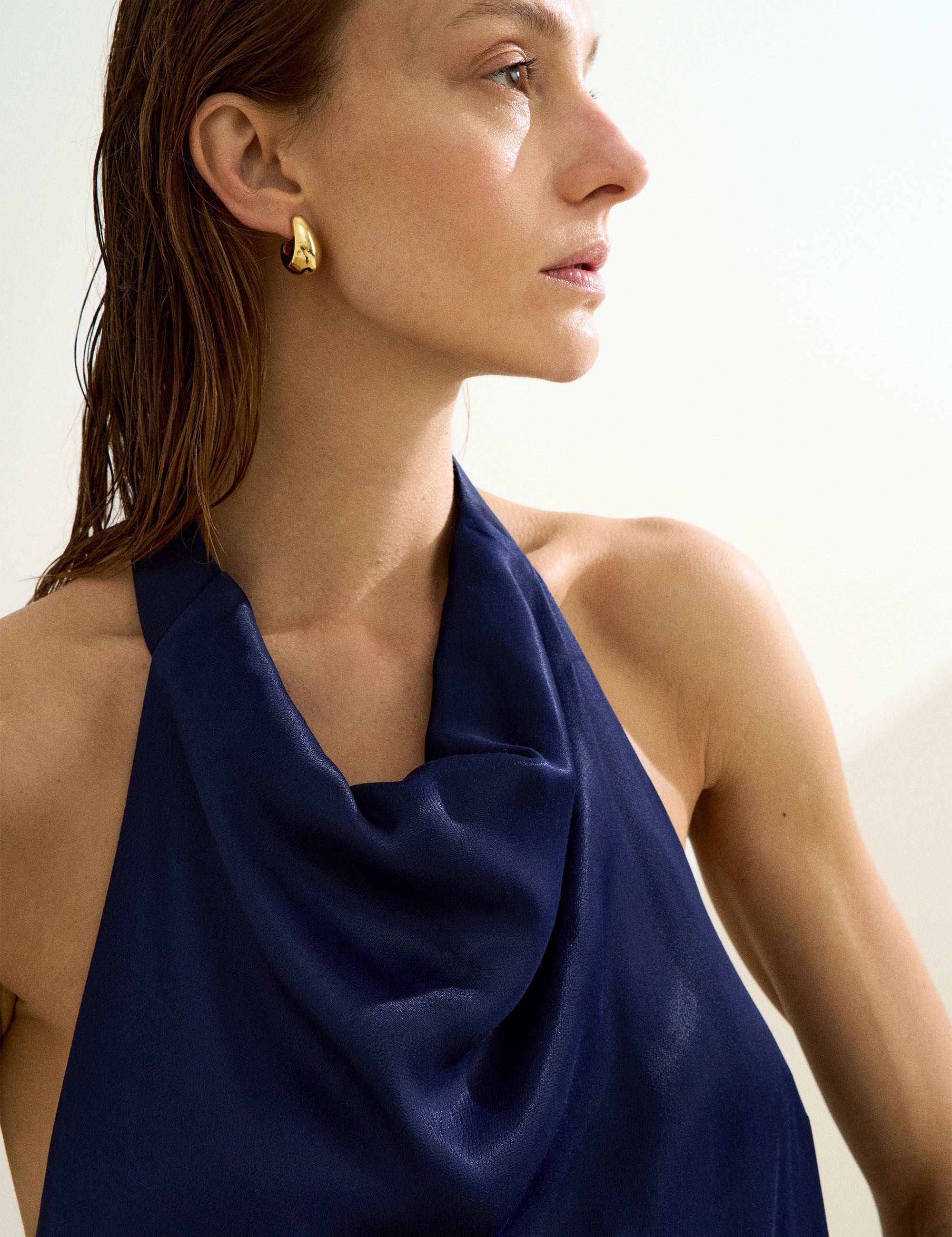 Blusa Lauren Cetim Marinho