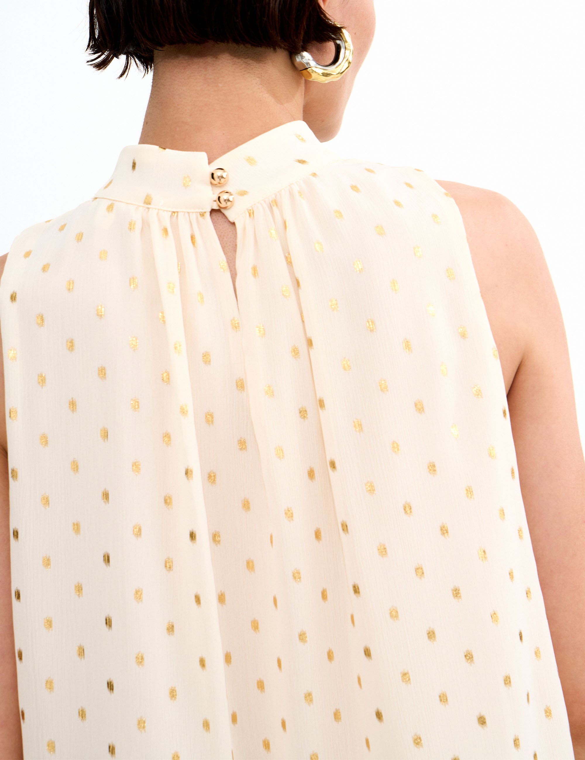 Blusa Livia Dots Marfim