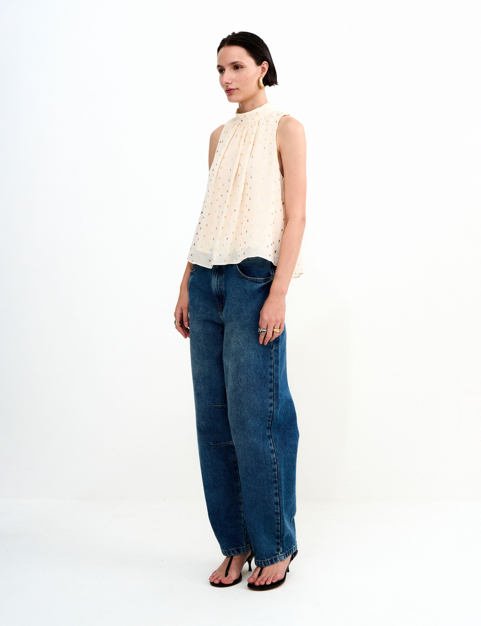 Blusa Livia Dots Marfim