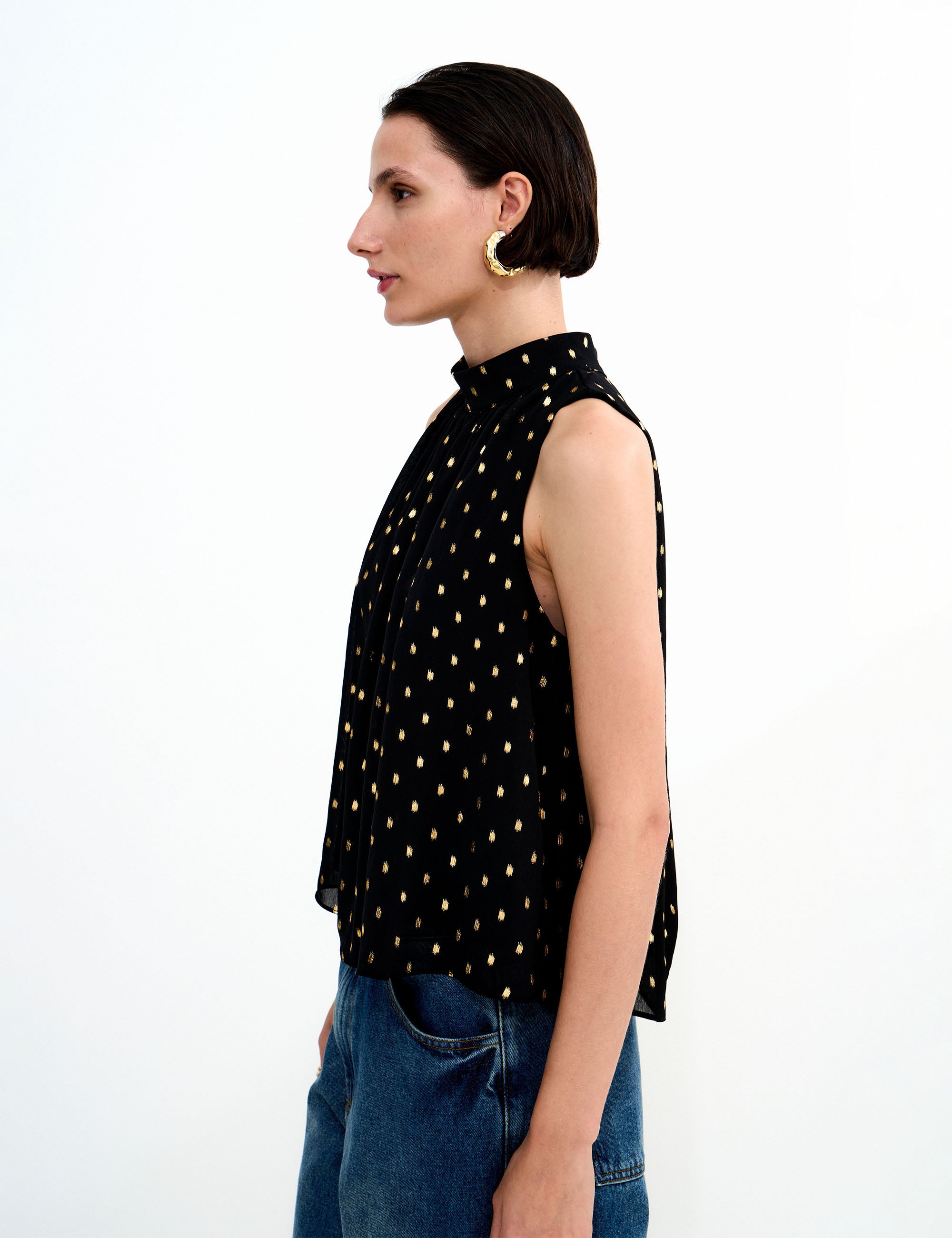 Blusa Livia Dots Preto