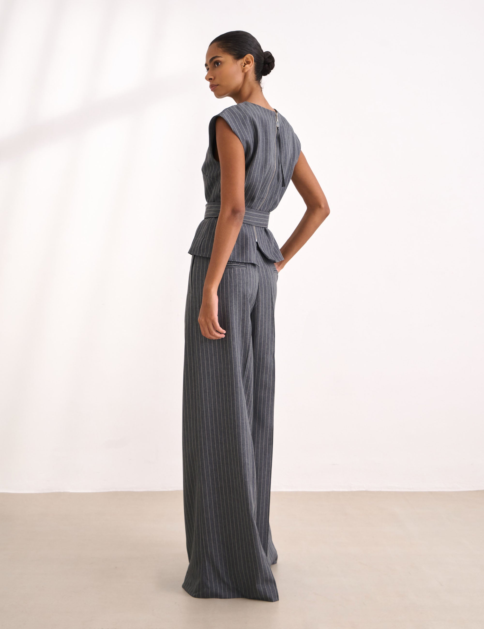 Blusa Magriet Alfaiataria Chumbo