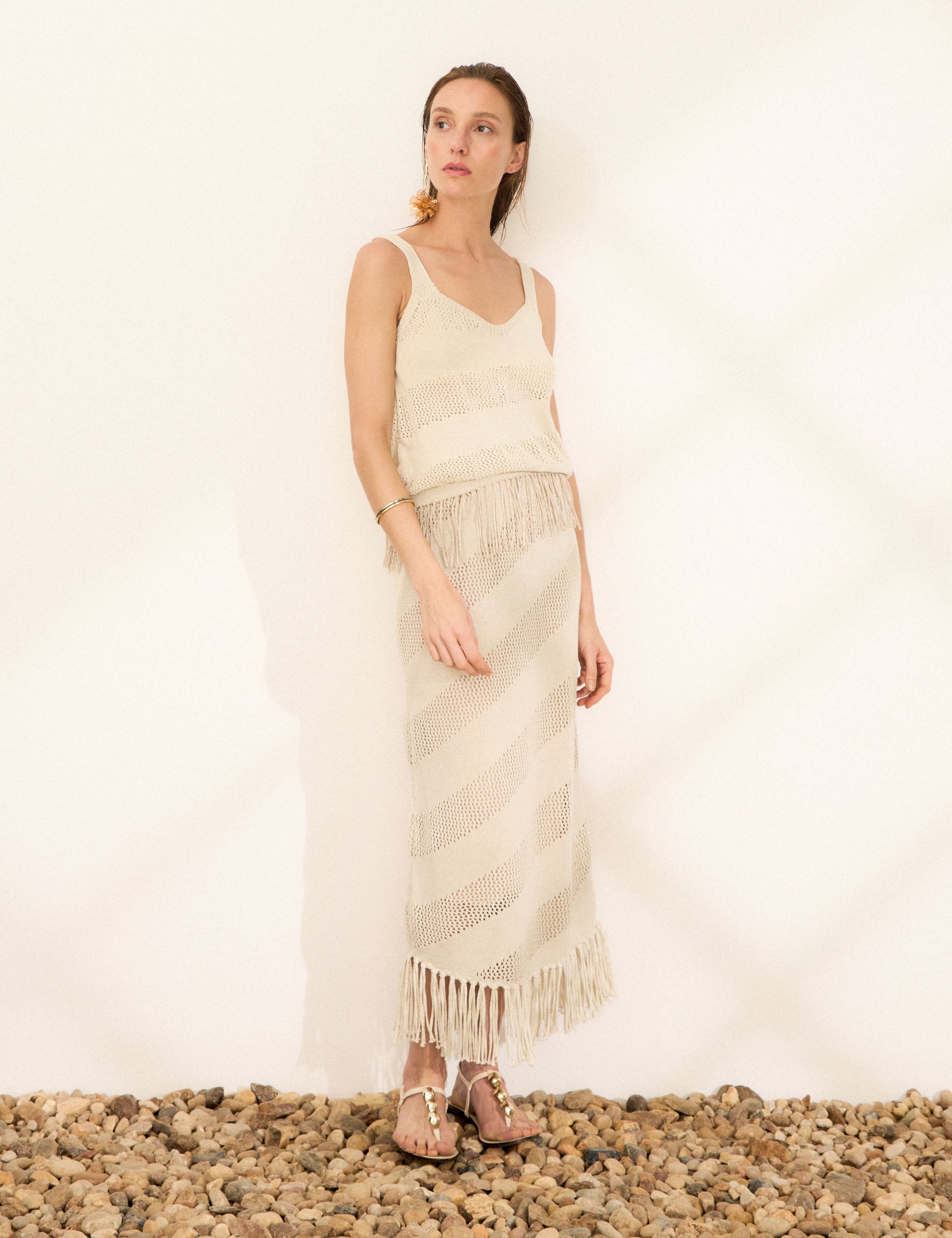 Blusa Malta Tricot Bege