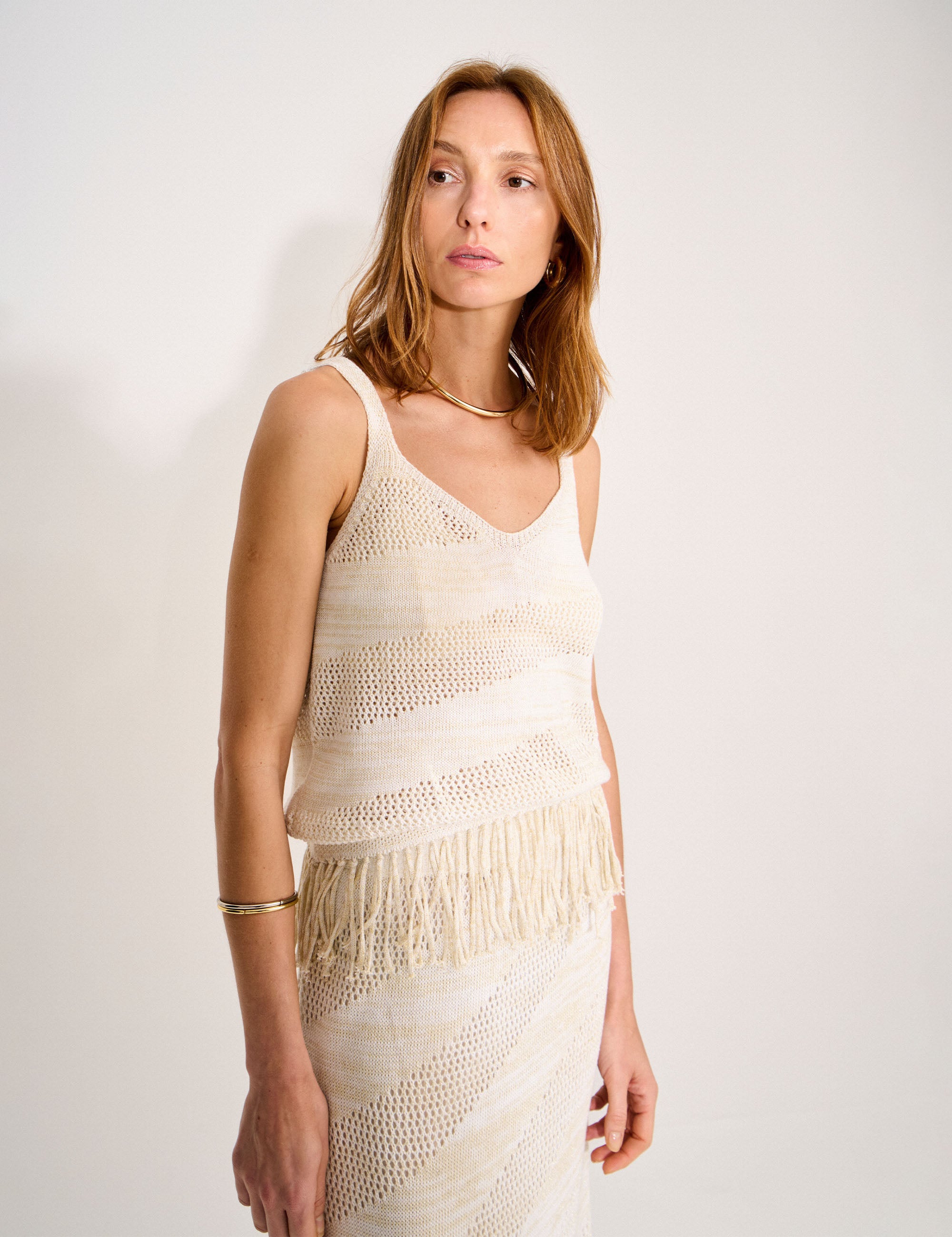 Blusa Malta Tricot Off White