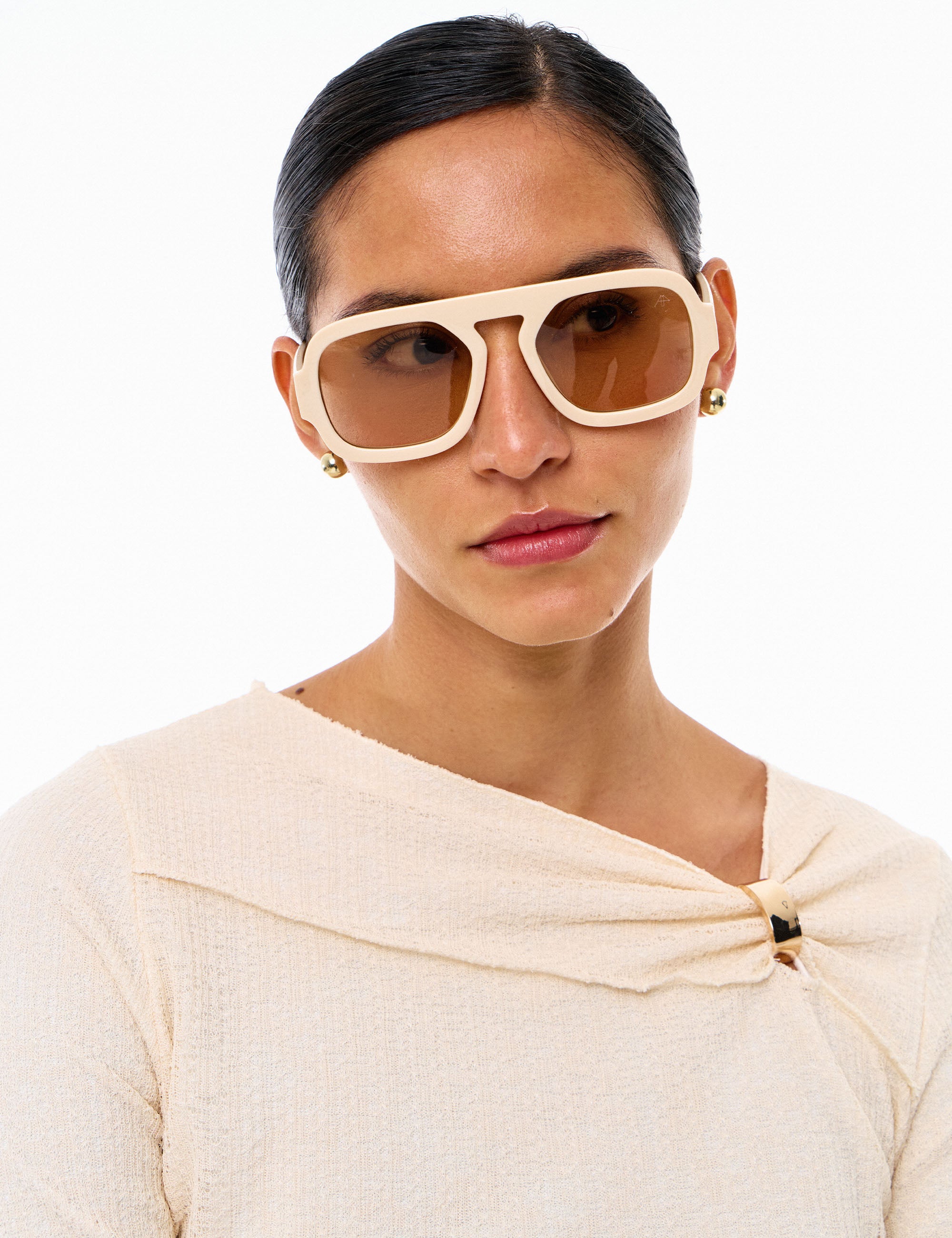 Blusa Mariele Tricot Marfim