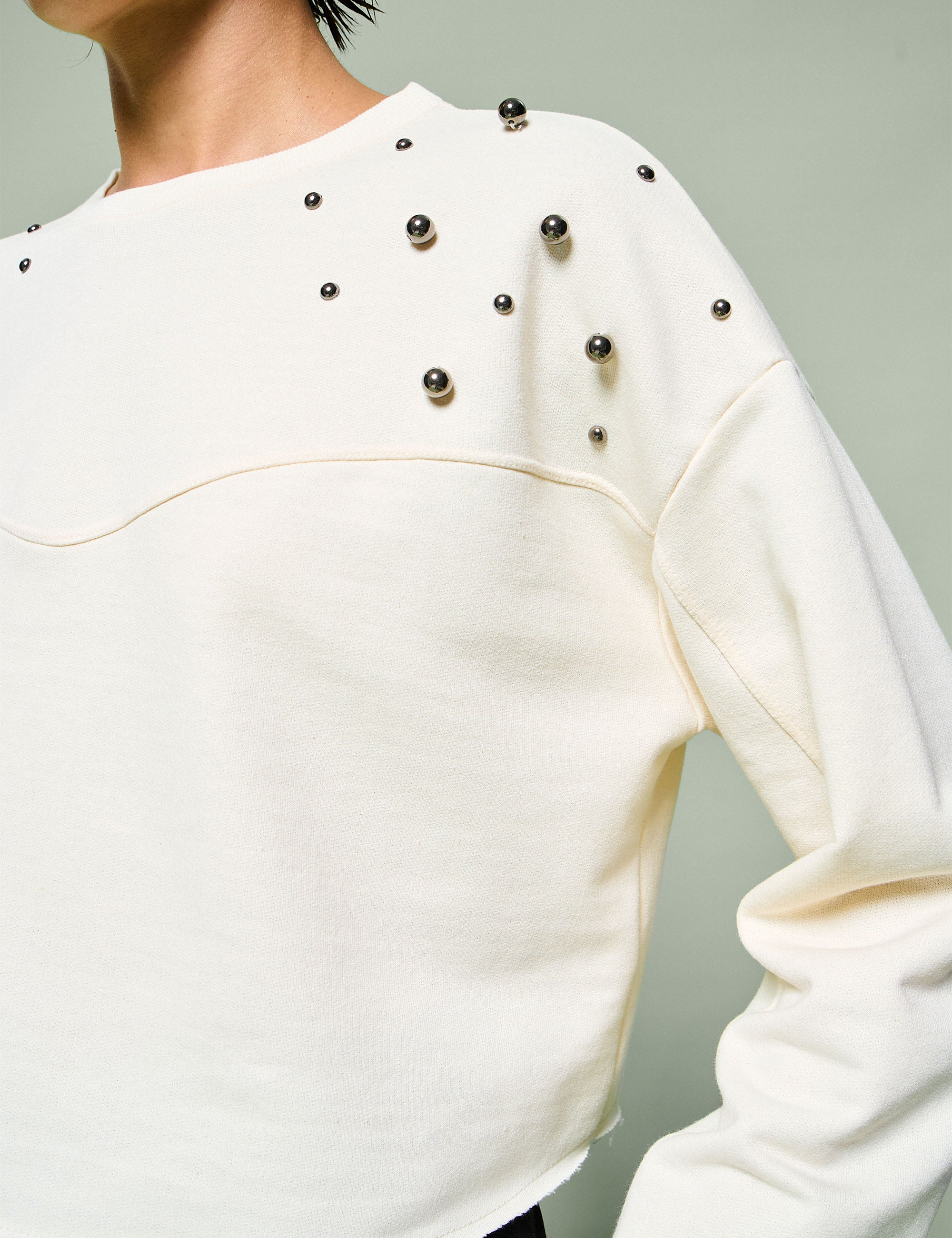 Blusa Marjorie Apliques Off White