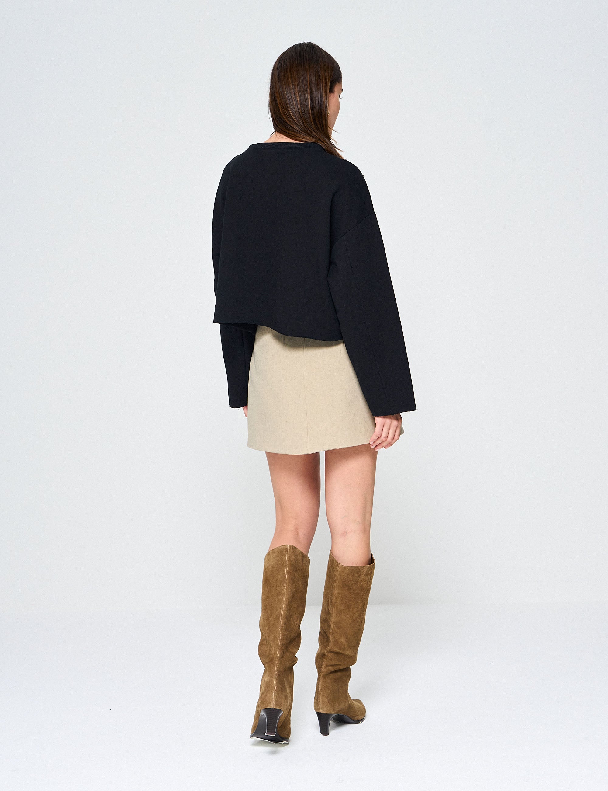 Blusa Marjorie Apliques Preto