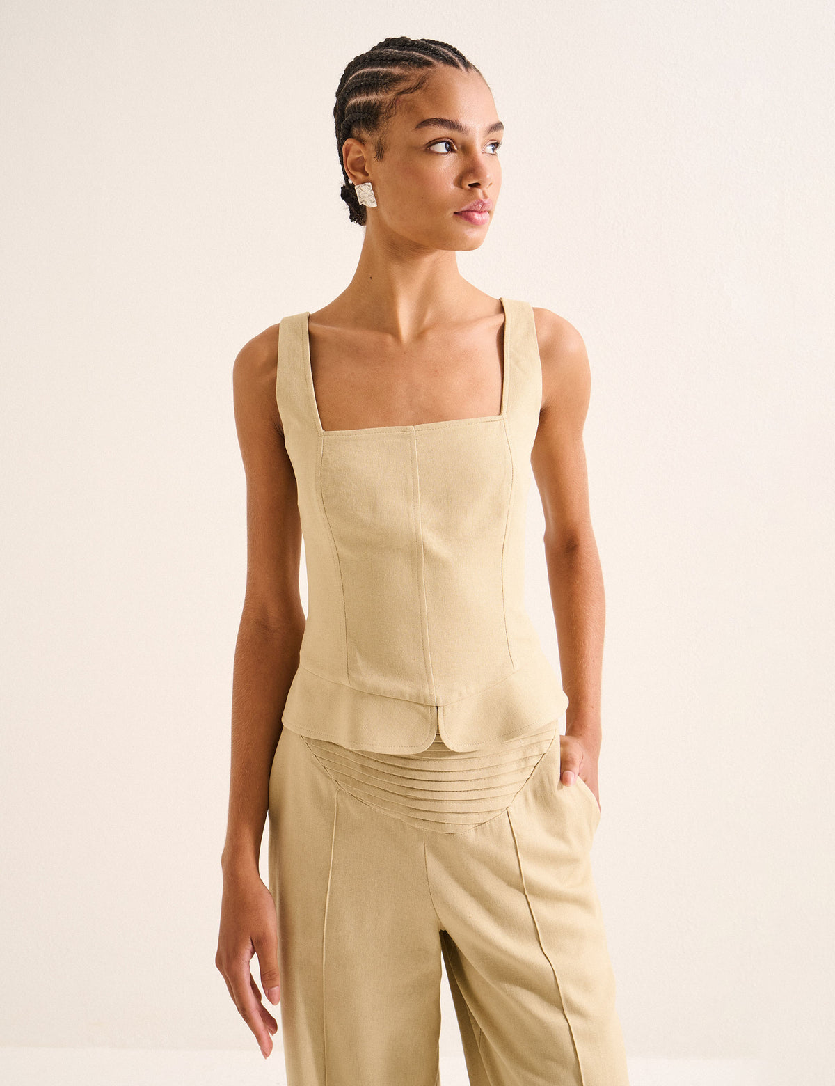 Blusa Palermo Bege