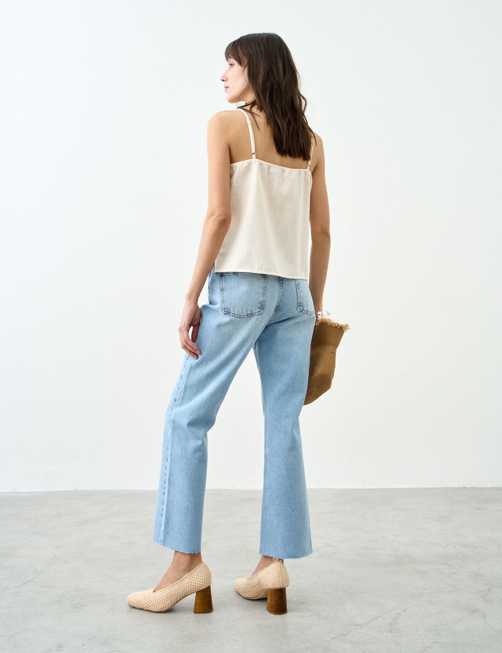 Blusa Positano Alfaiataria Manteiga